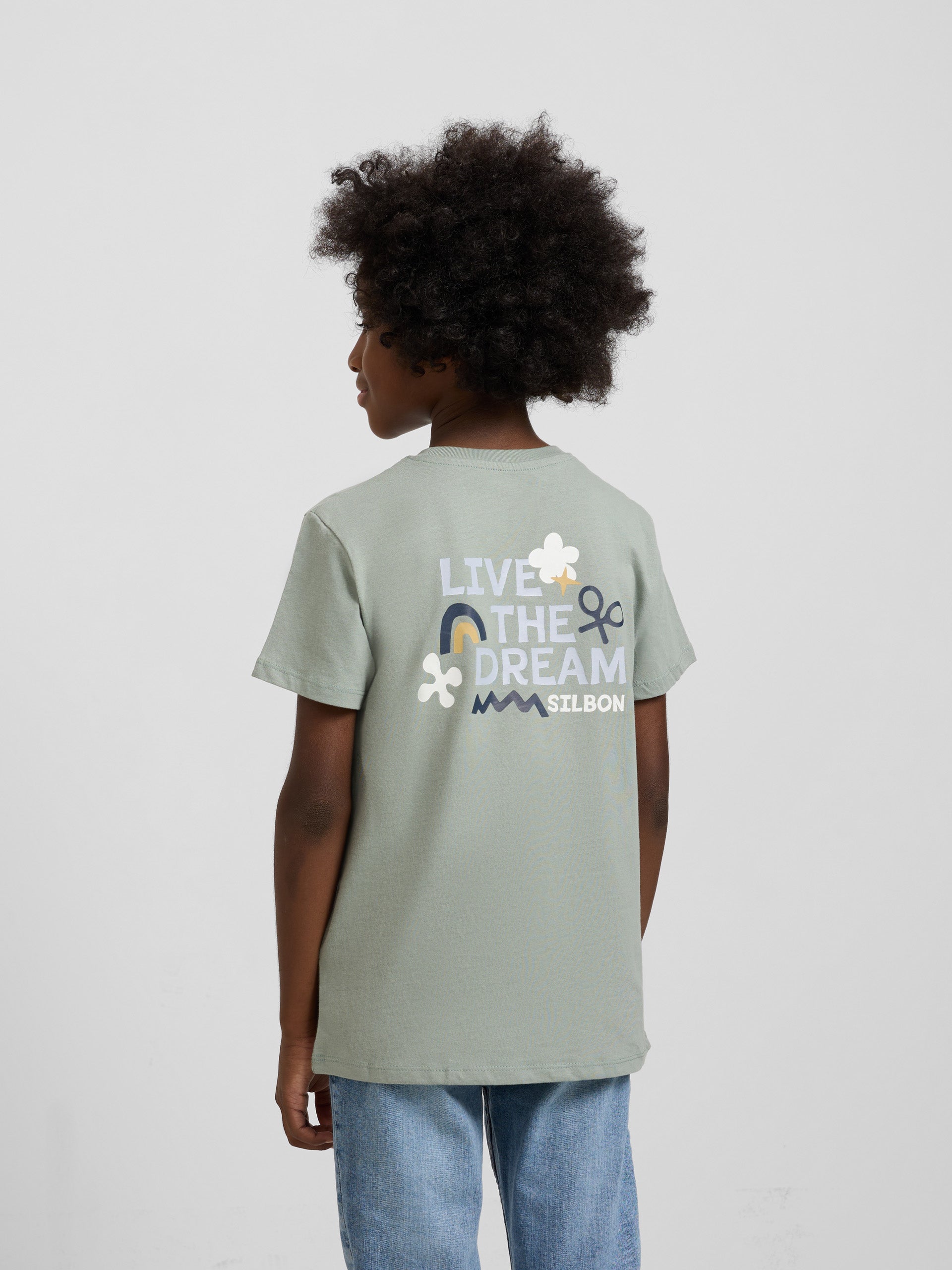 Kids live the dream green t-shirt