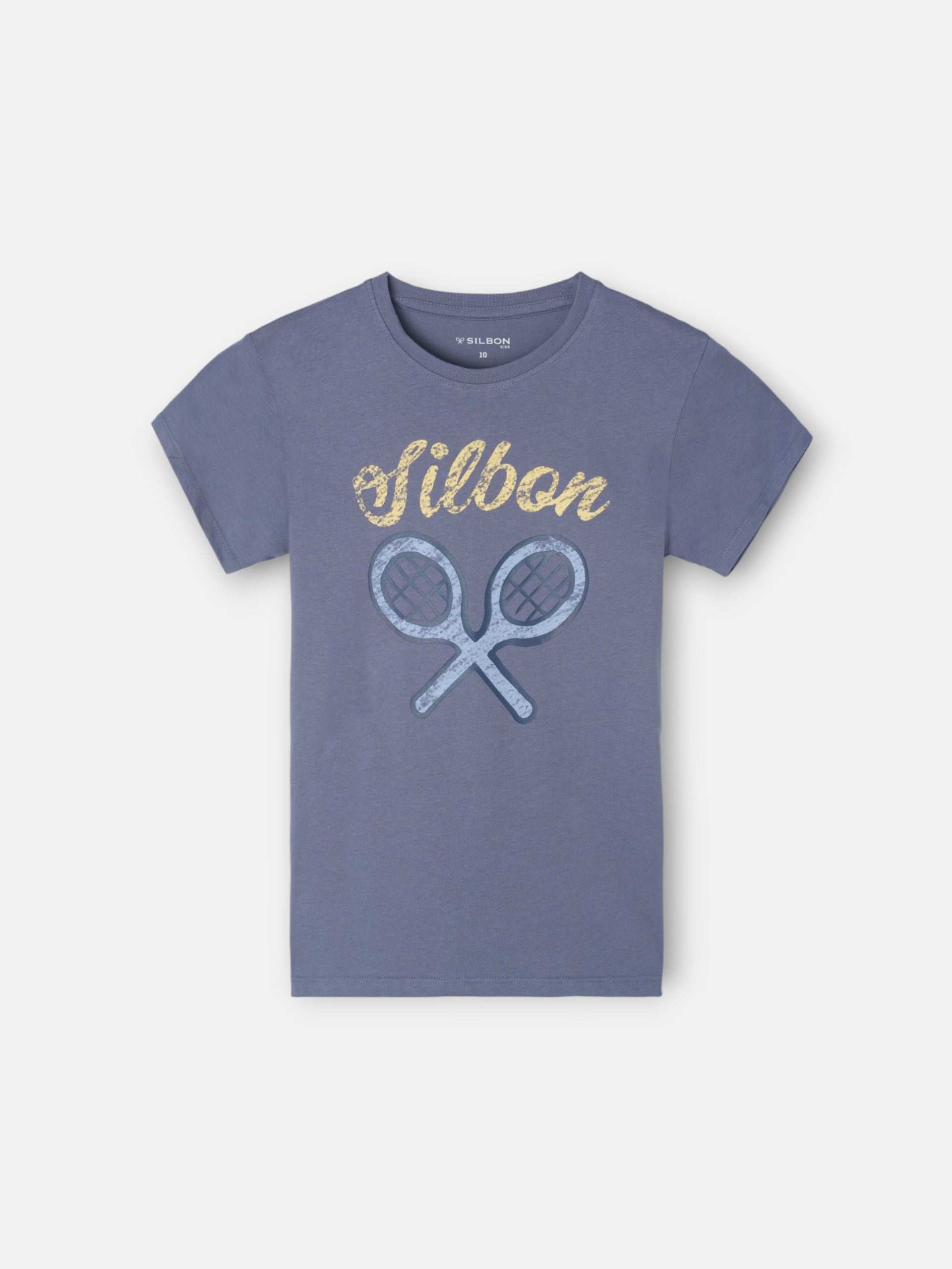 Camiseta kids logo raqueta azul