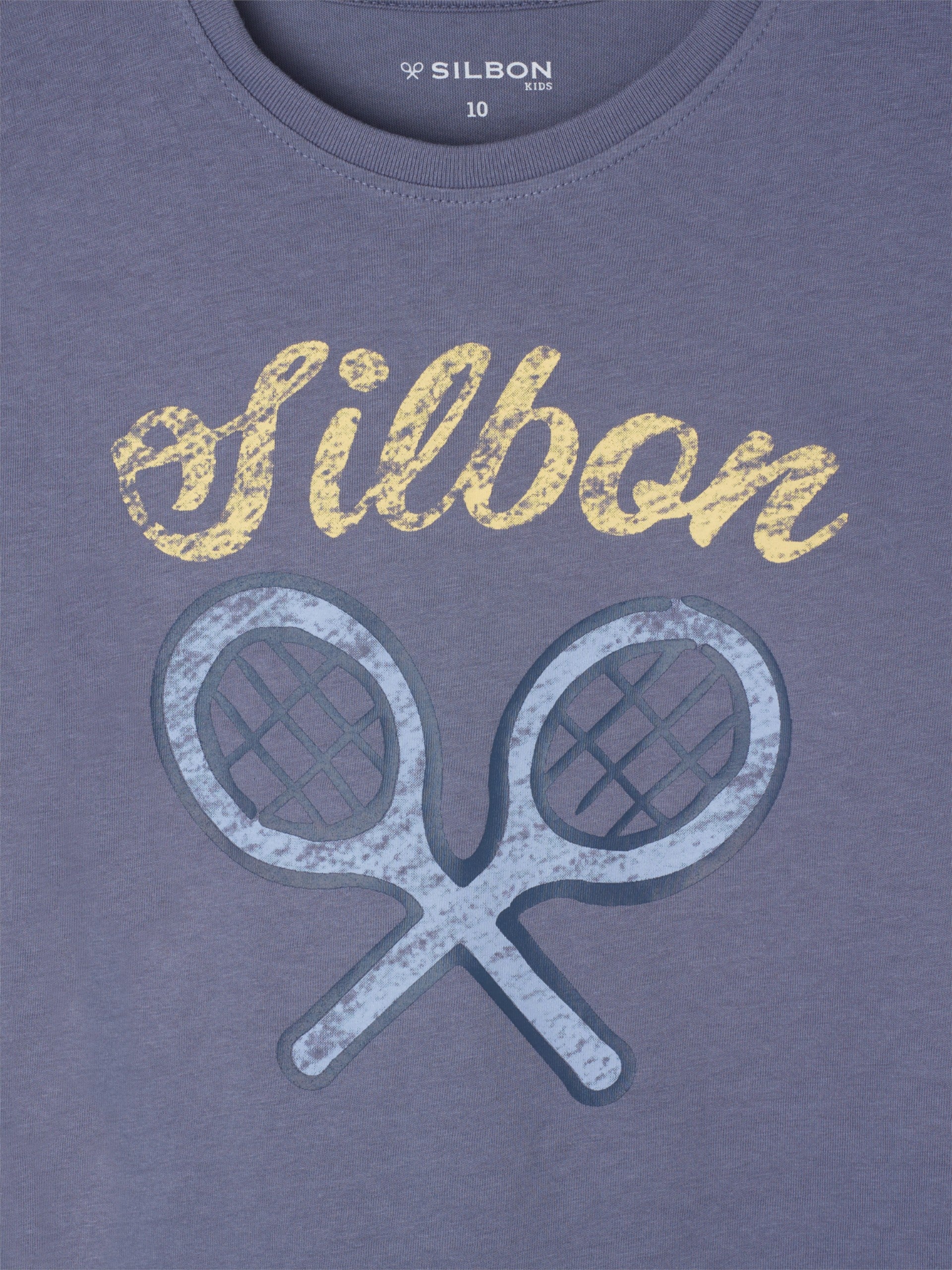 Camiseta kids logo raqueta azul