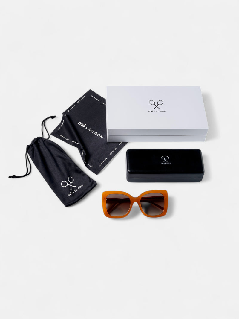 MOXSILBON Aura mustard sunglasses