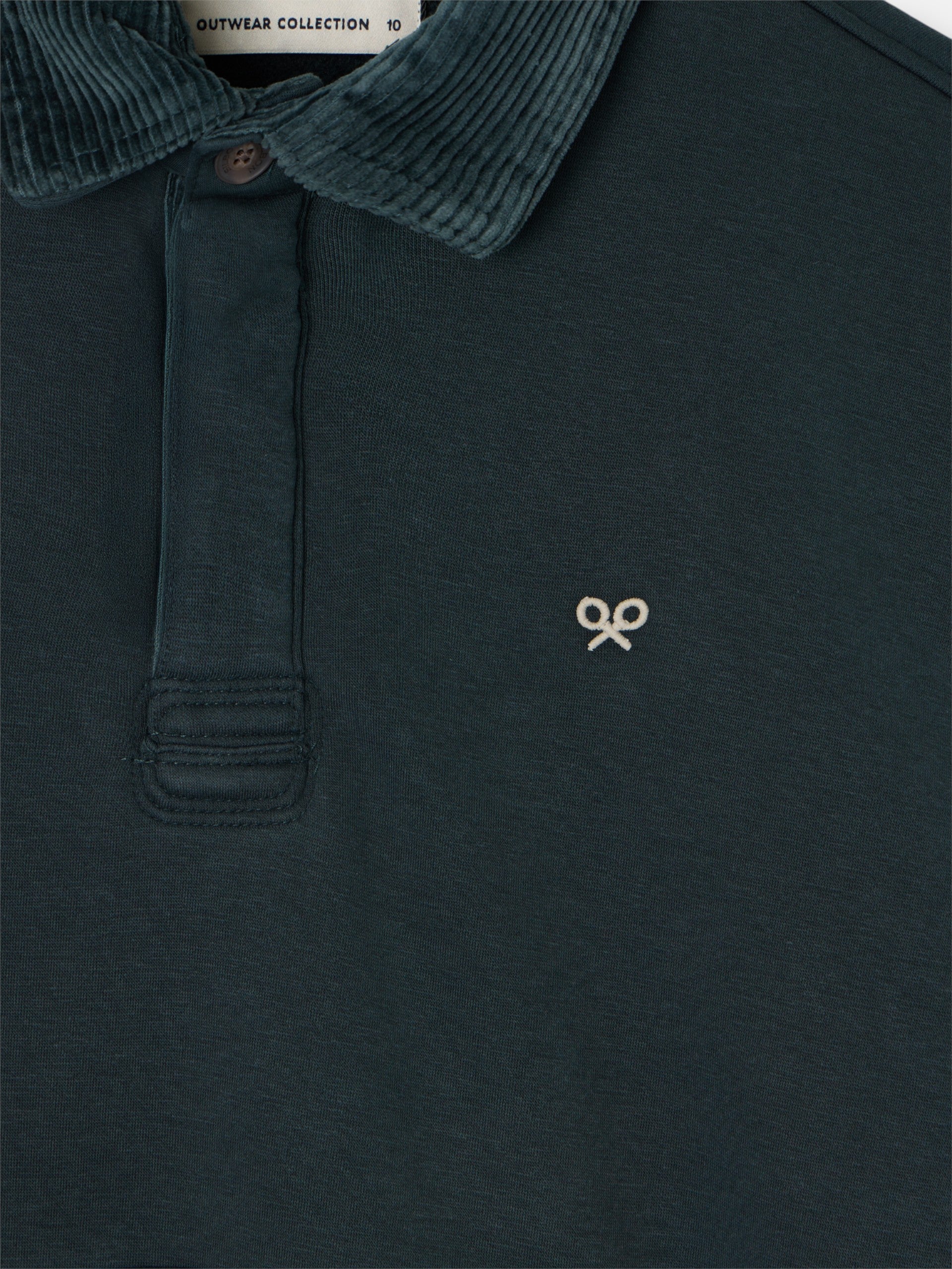 Forro polar kids canguro verde medio