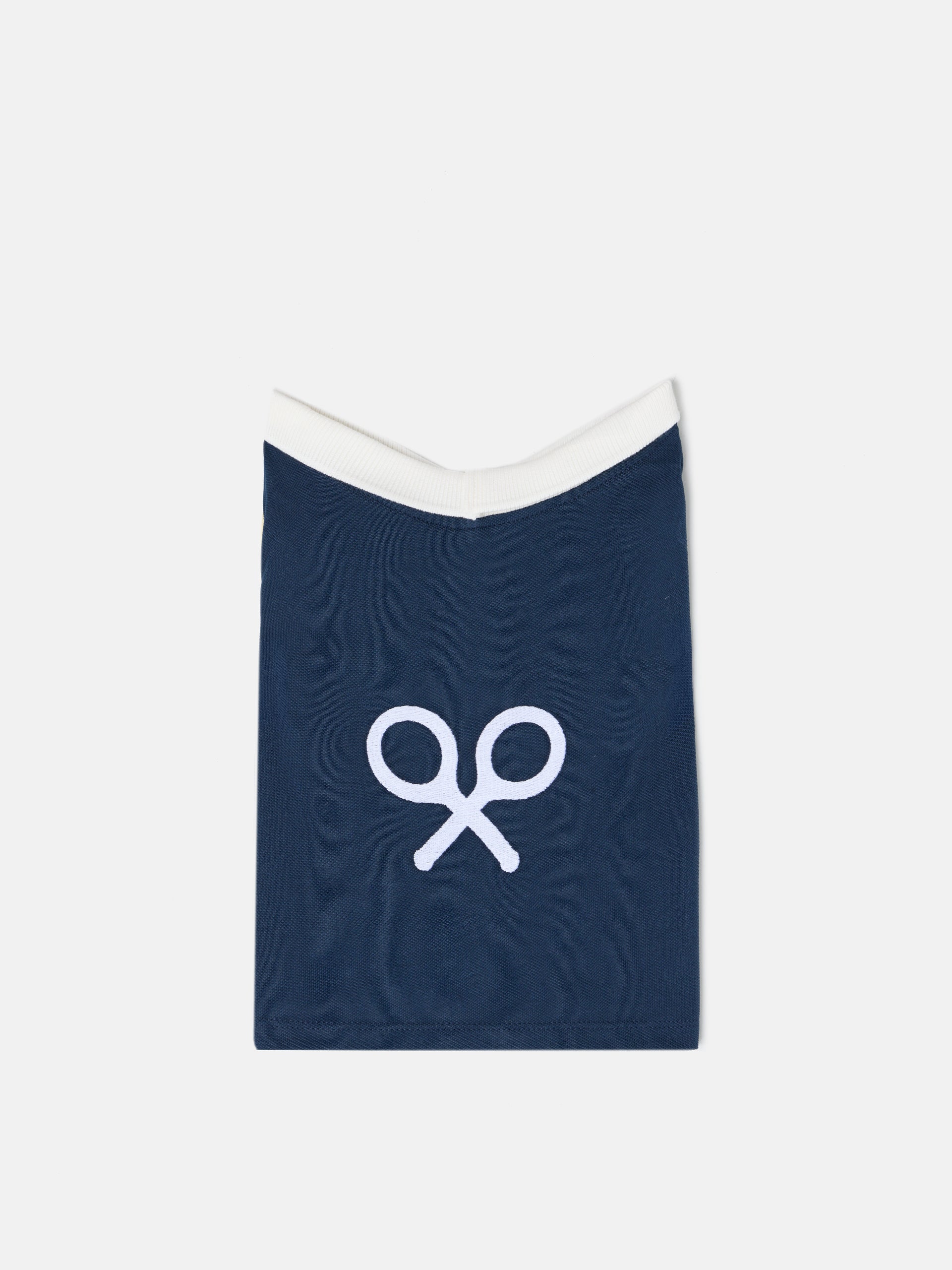 Polo animaux multicolore bleu marine
