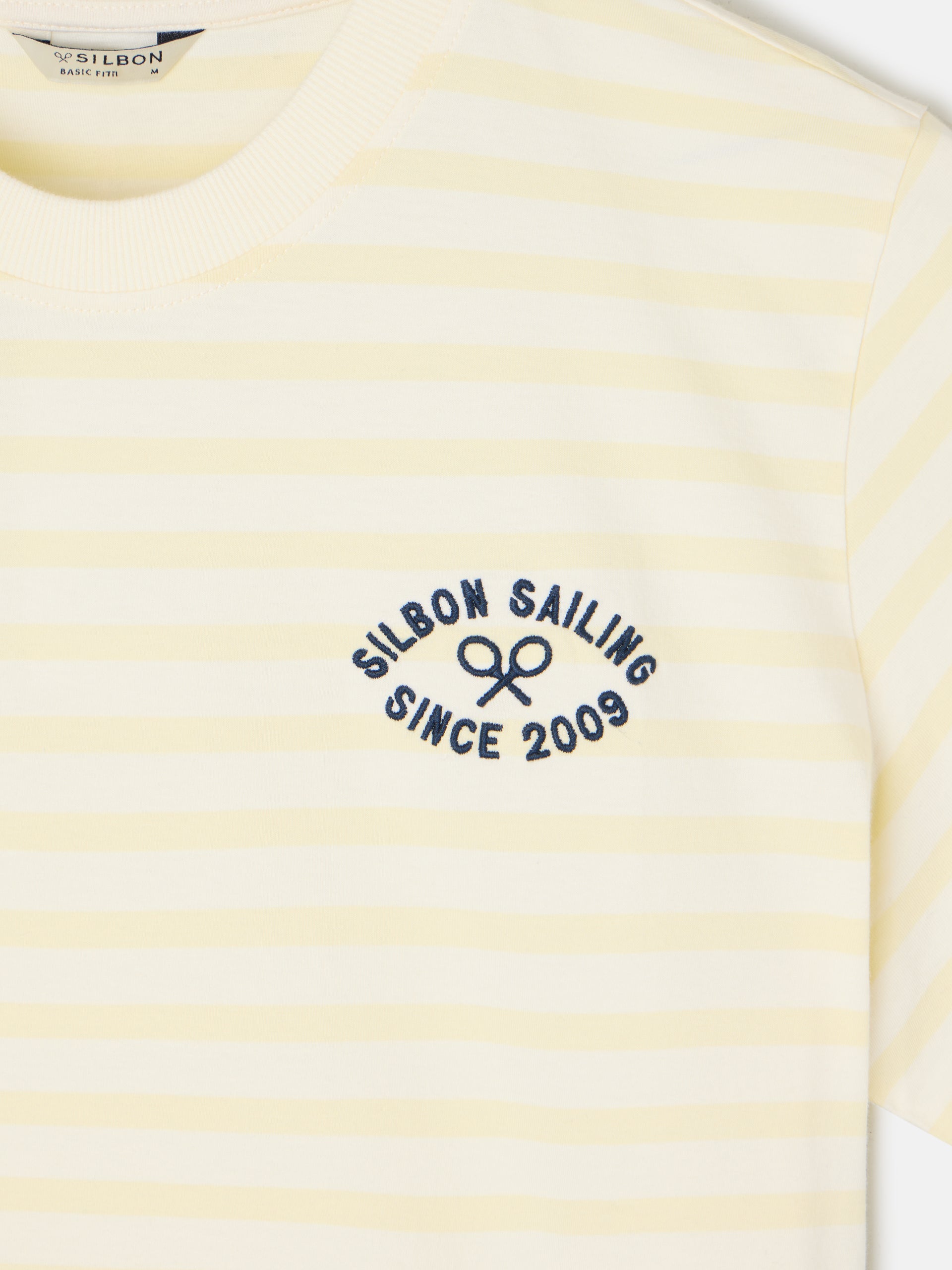 Yellow medium stripe t-shirt