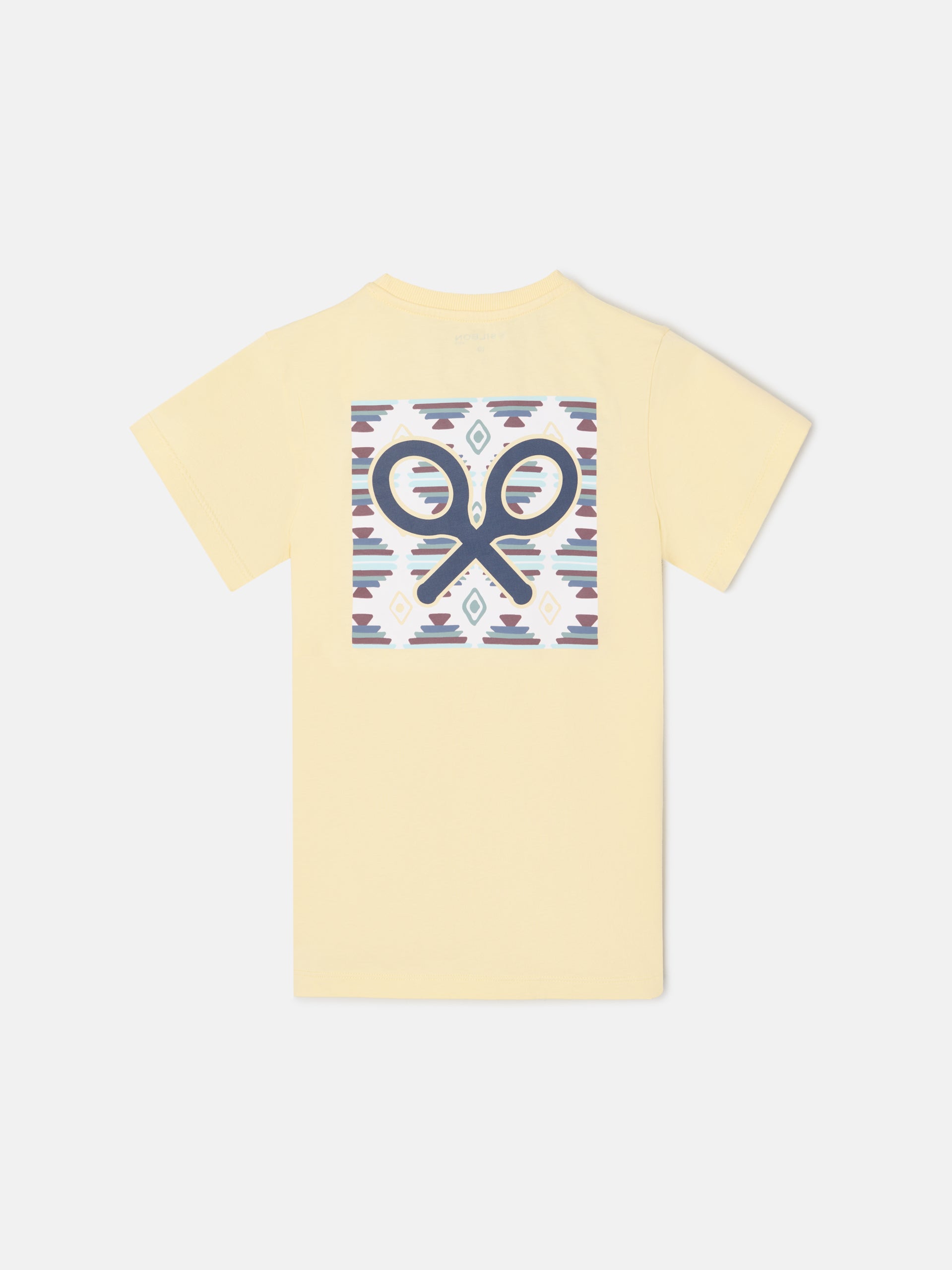Yellow ethnic kids' t-shirt