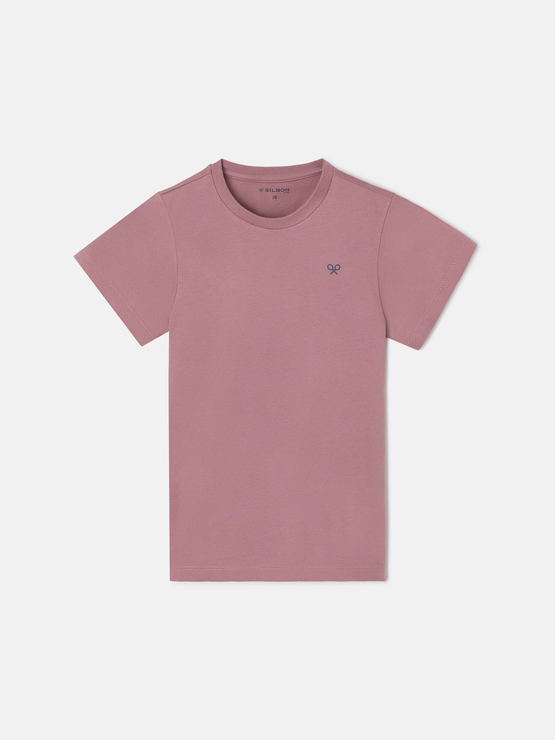 Burgundy ethnic kids' t-shirt