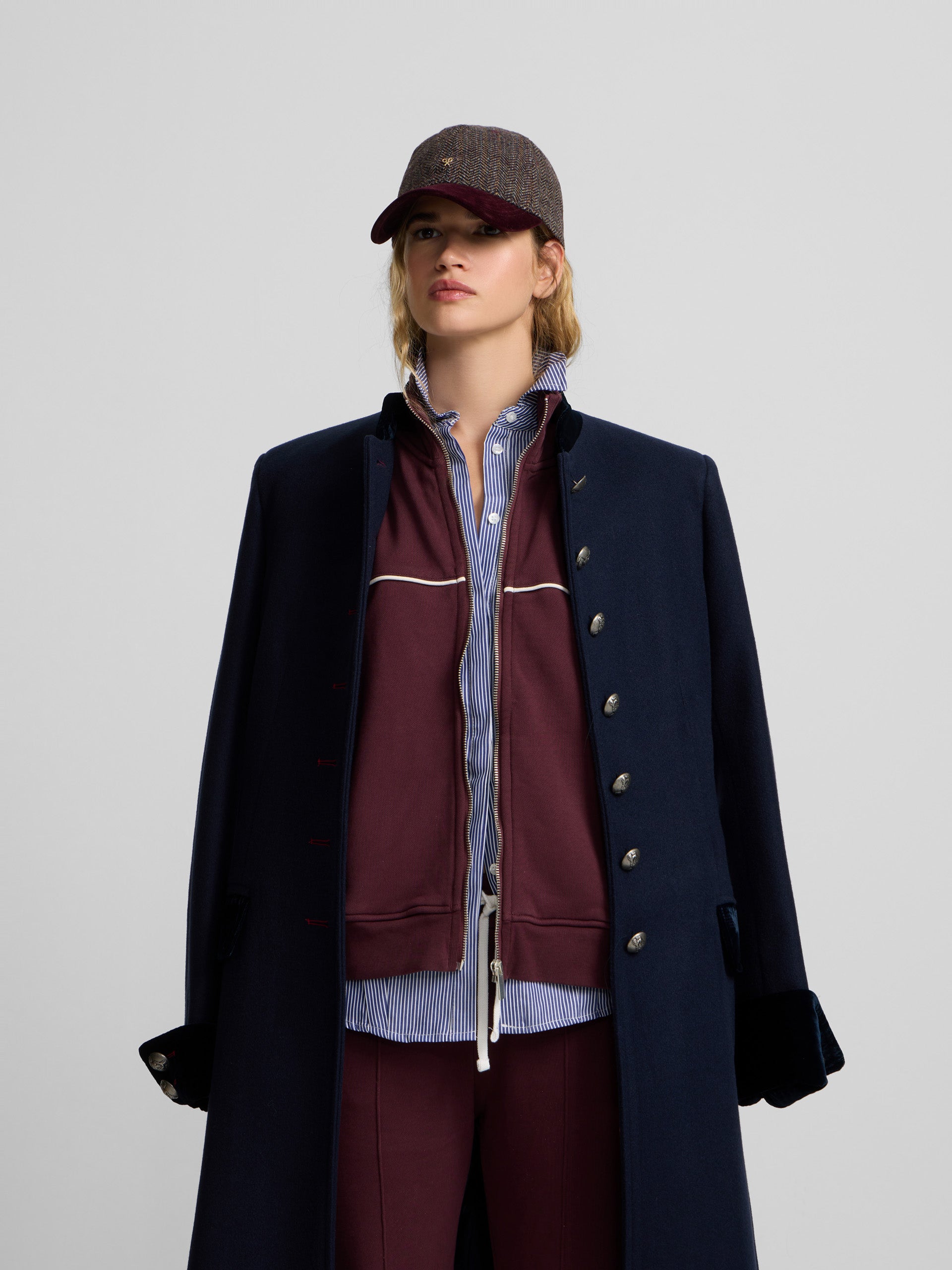 Sudadera chandal silbon woman granate