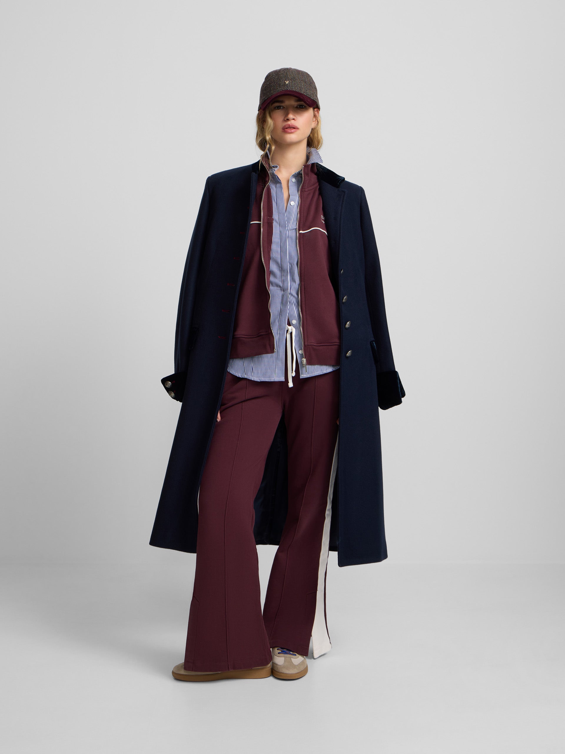 Pantalon chandal silbon woman granate