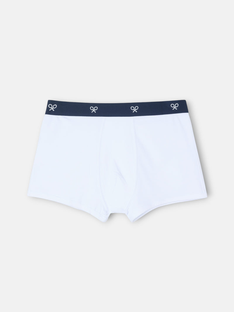 Boxer liso branco