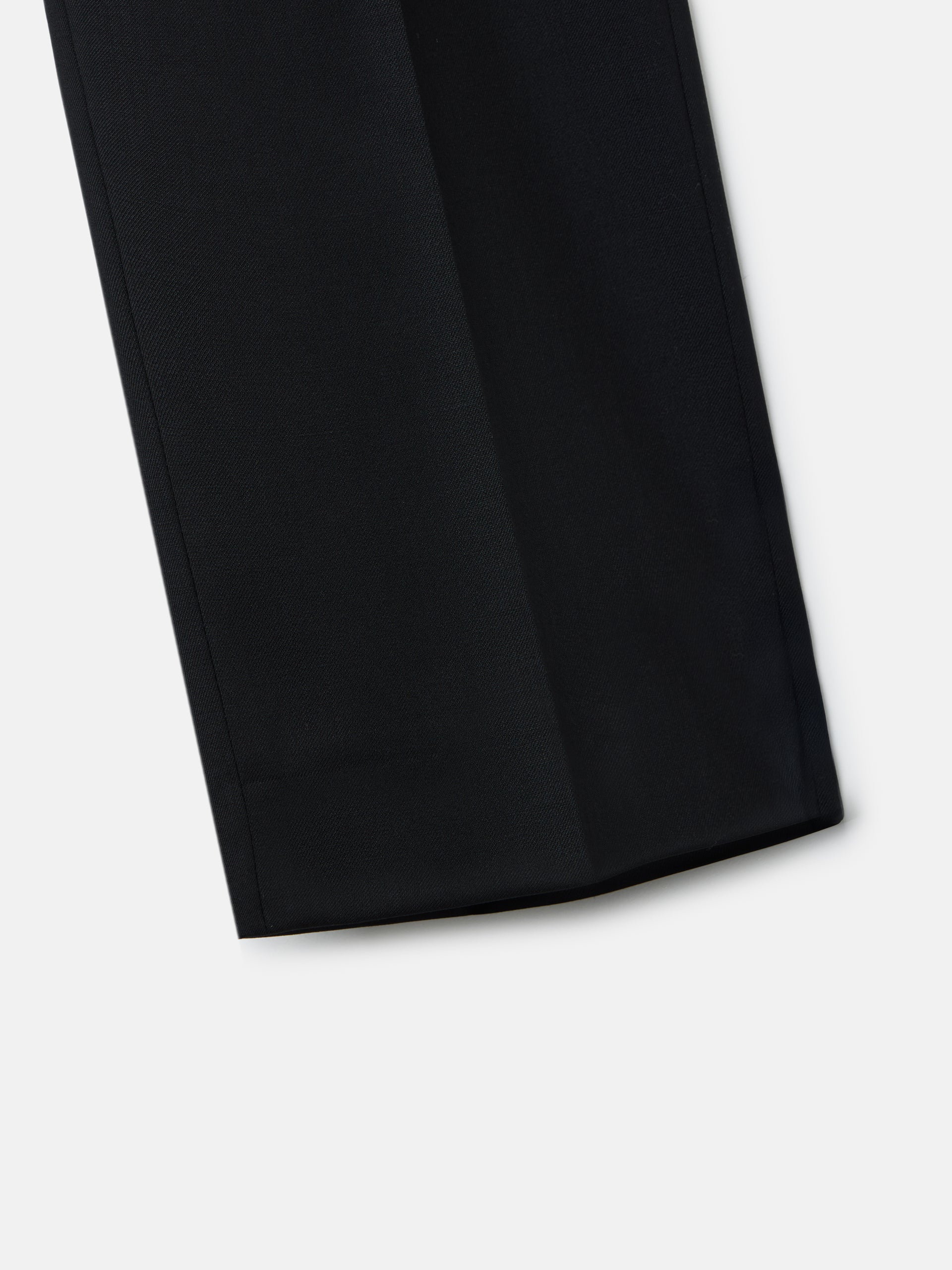 Pantalon de smoking croisé classique noir