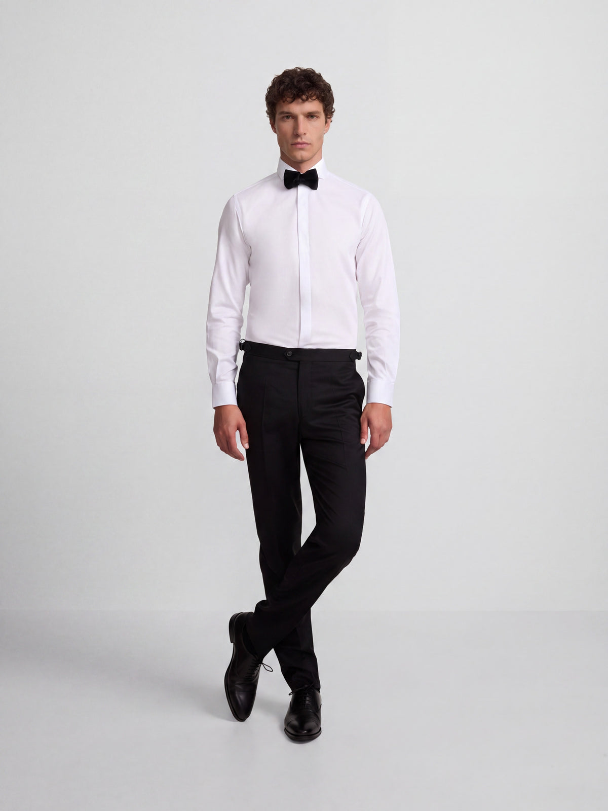 Pantalon esmoquin cruzado classic negro