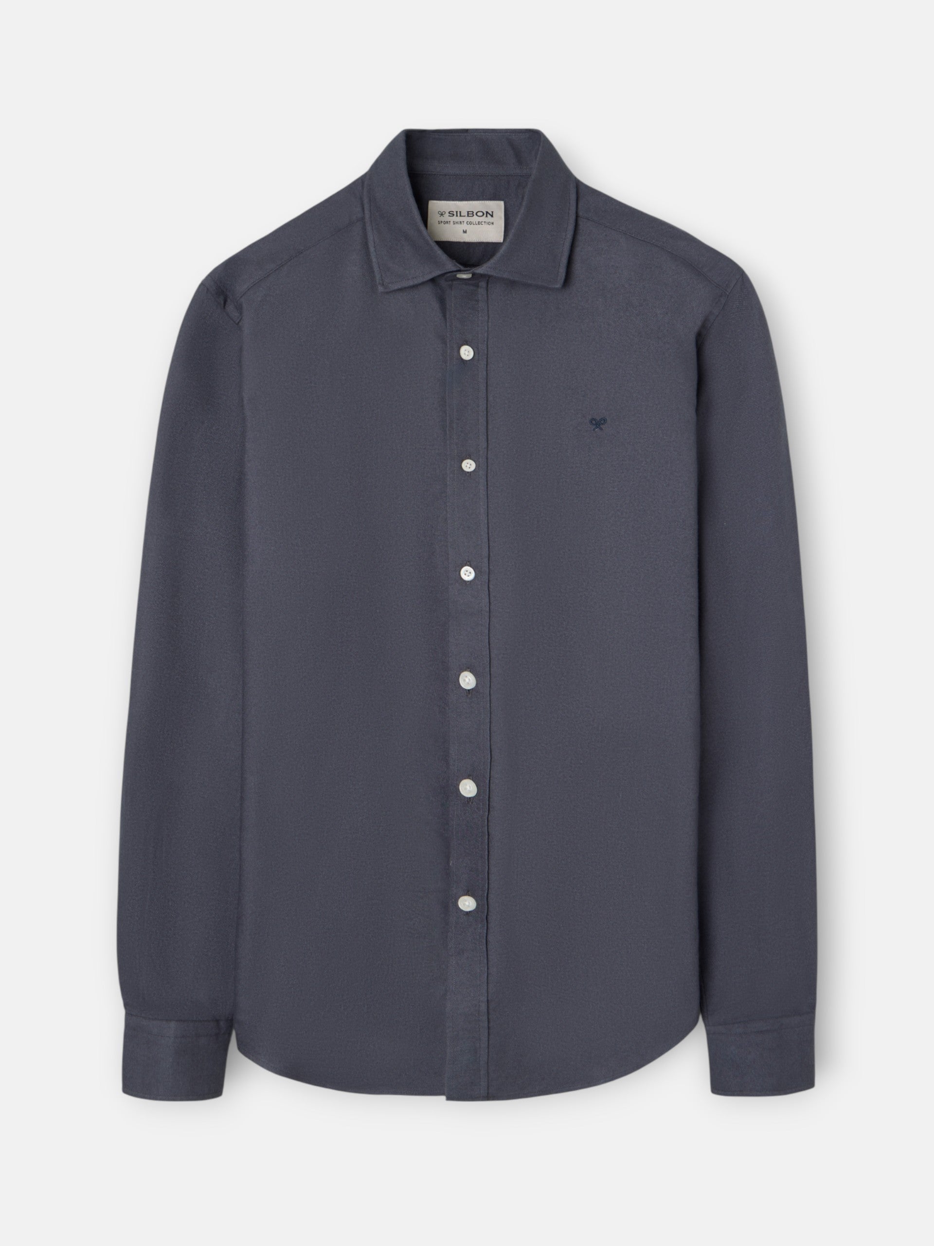 plain grey warm sport shirt