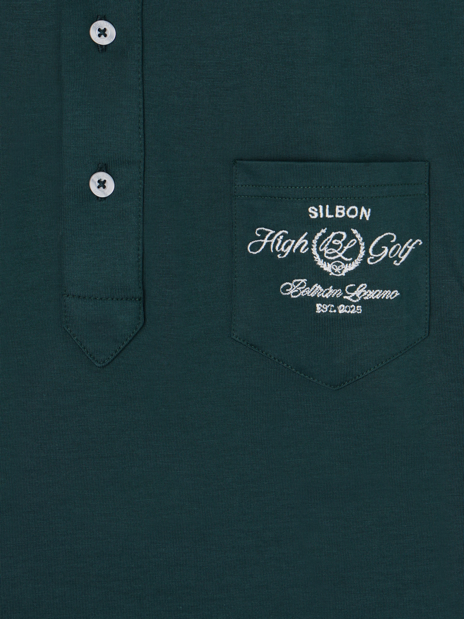 Polo Beltran Lozano avec poches vert foncé