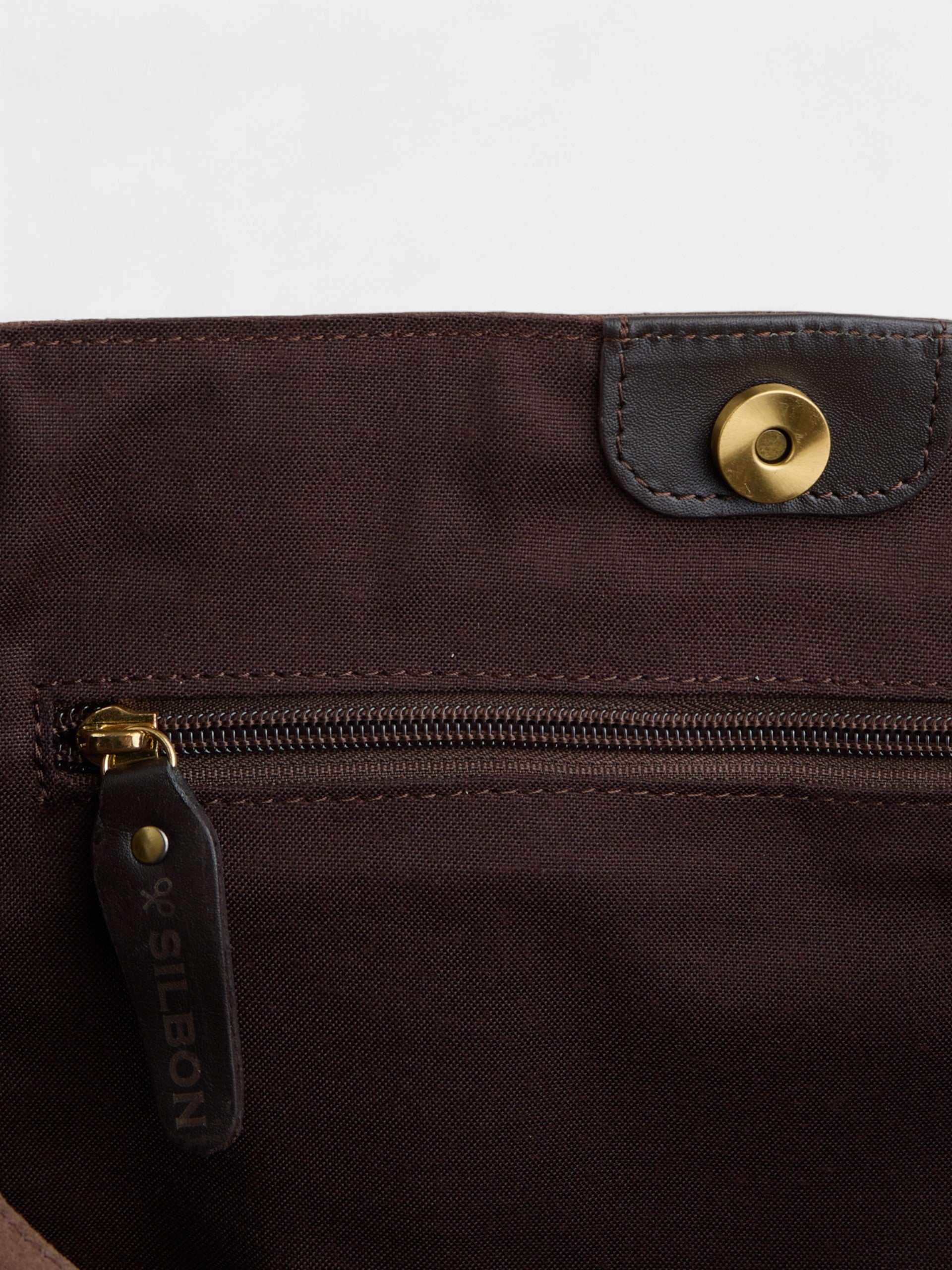 Tote bag unique brown leather