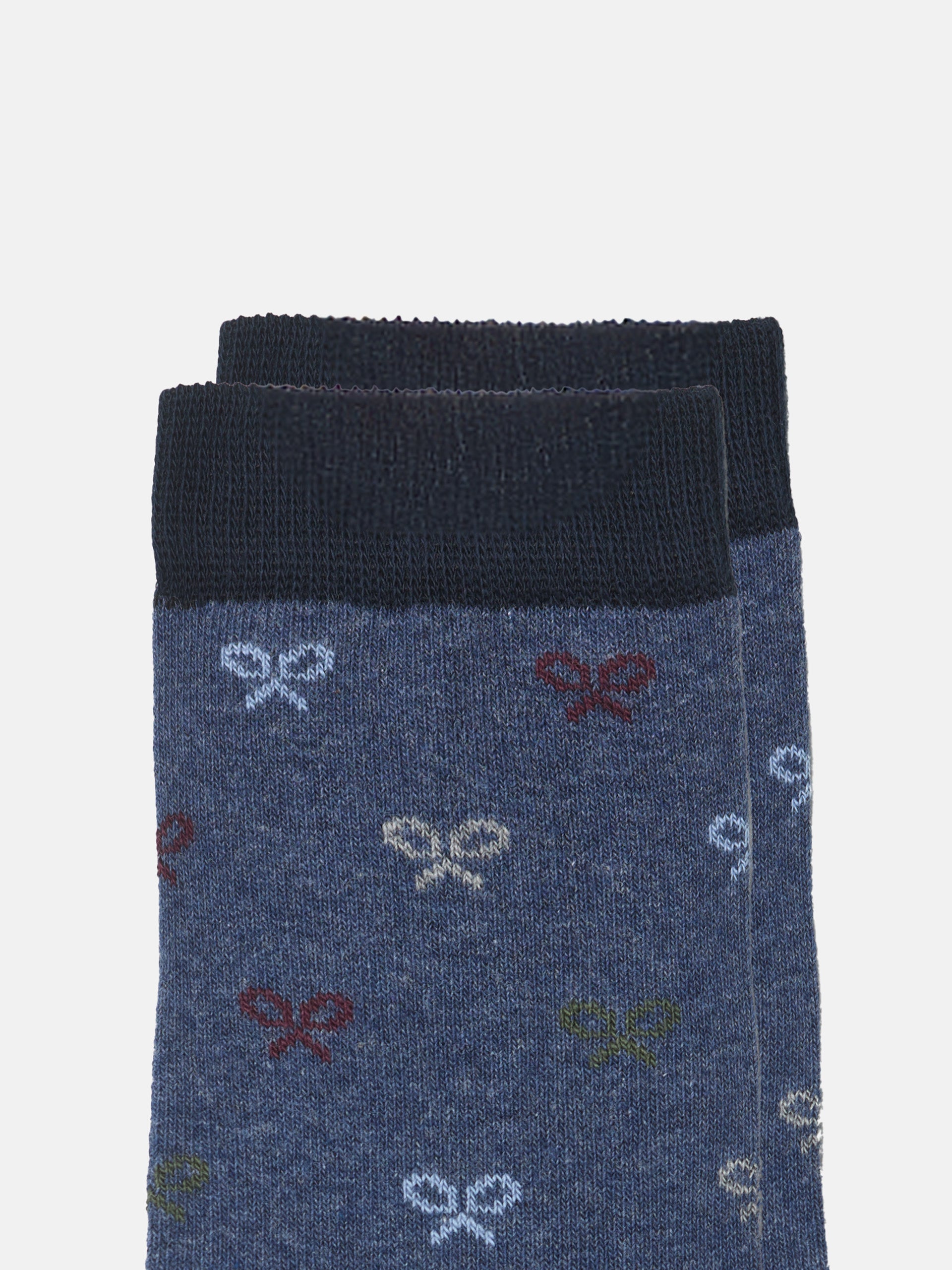 Chaussettes multi-raquettes bleues pour enfants