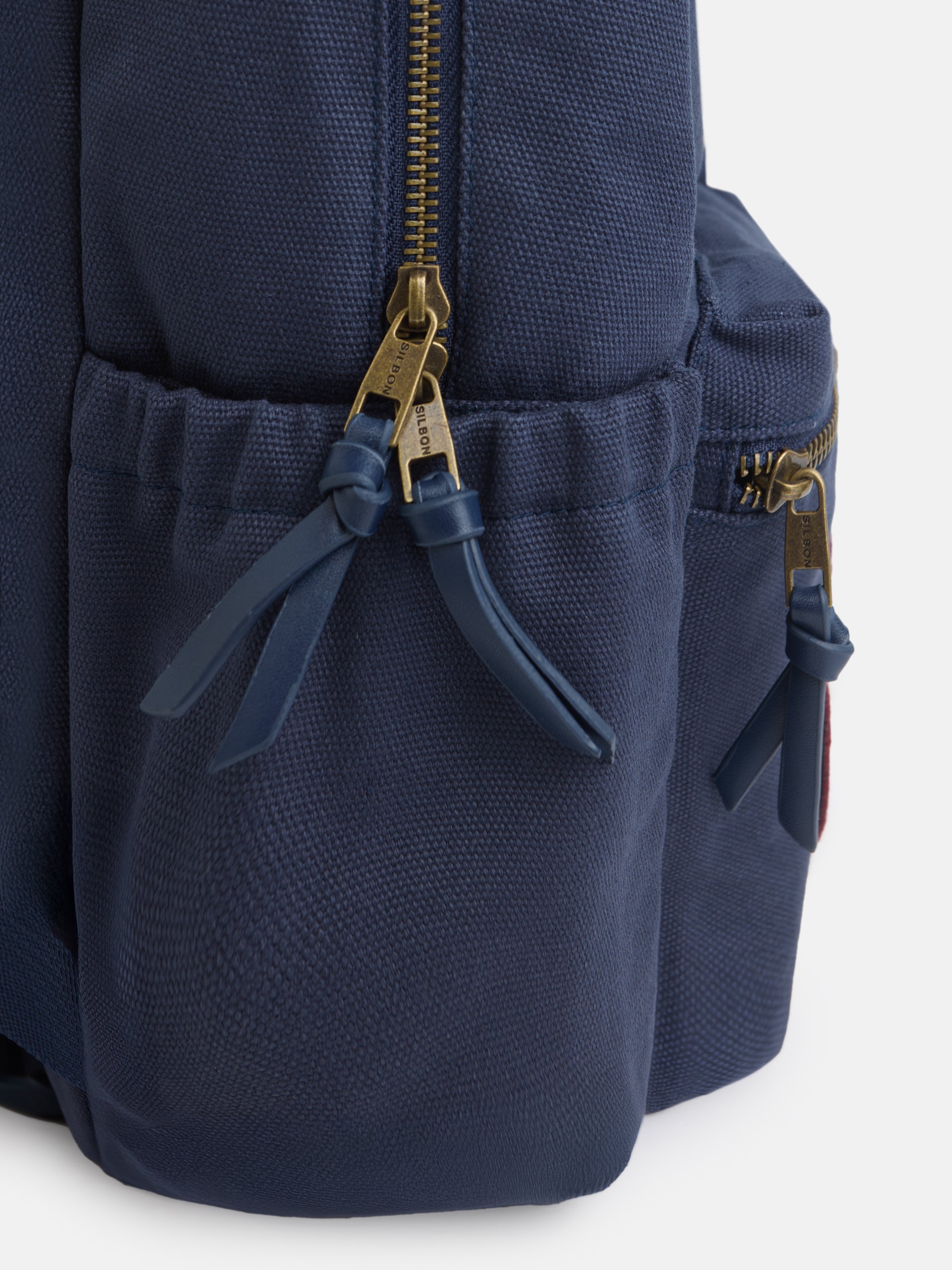 Sac à dos adolescent sport patchs bleu marine