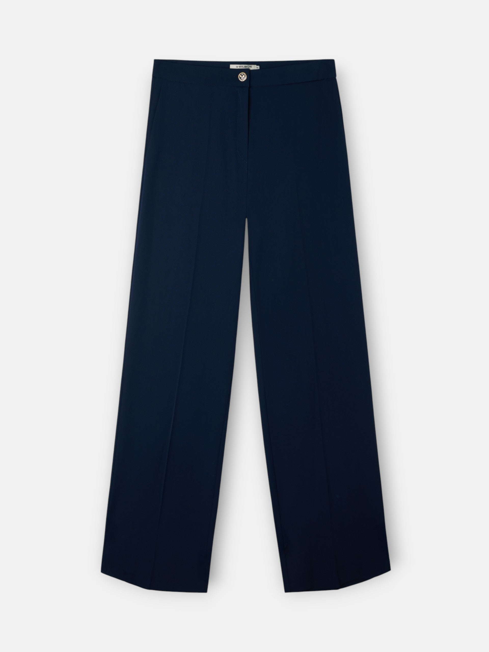 Pantalon woman clasico azul marino