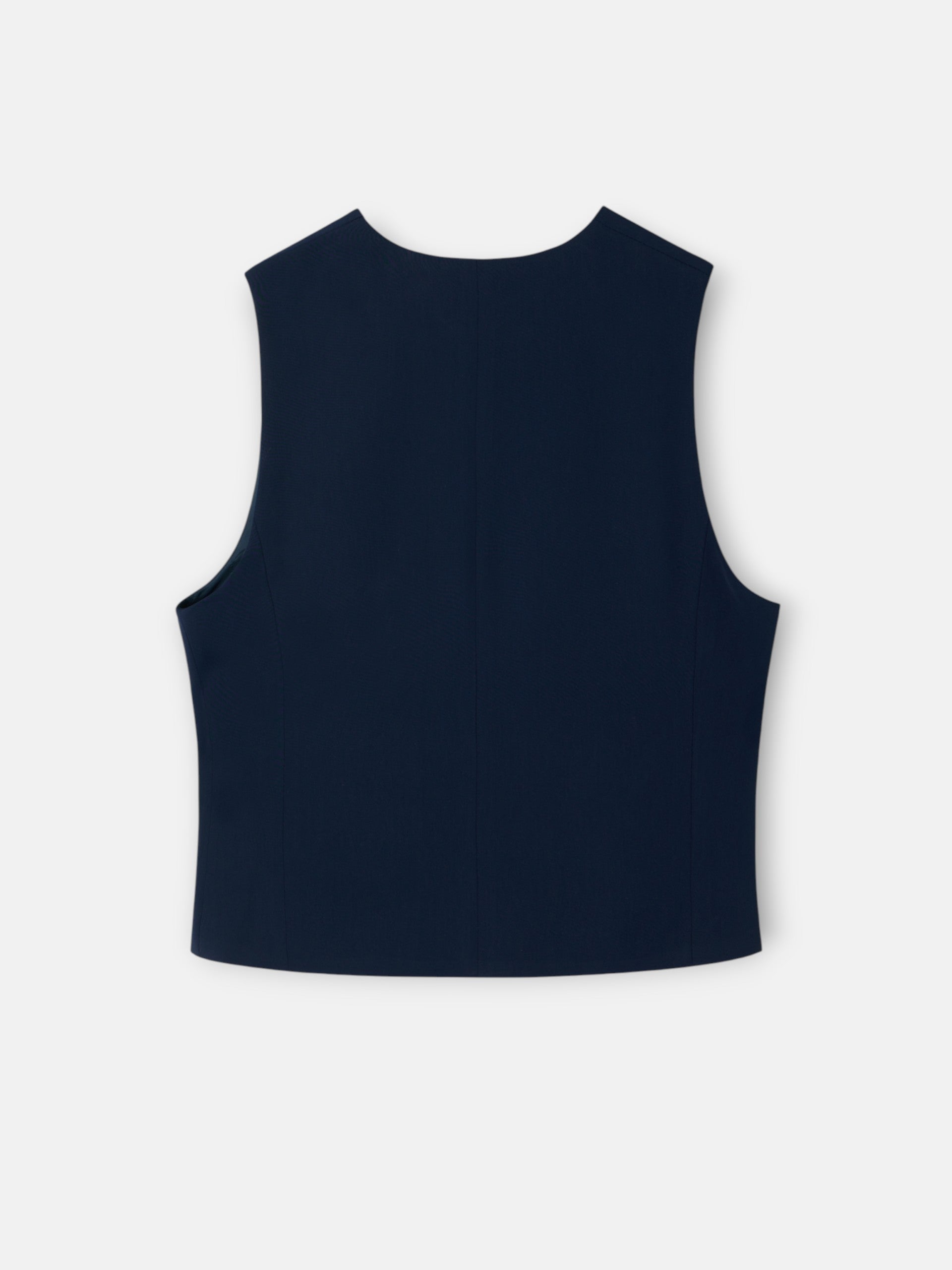 Chaleco woman clasico azul marino