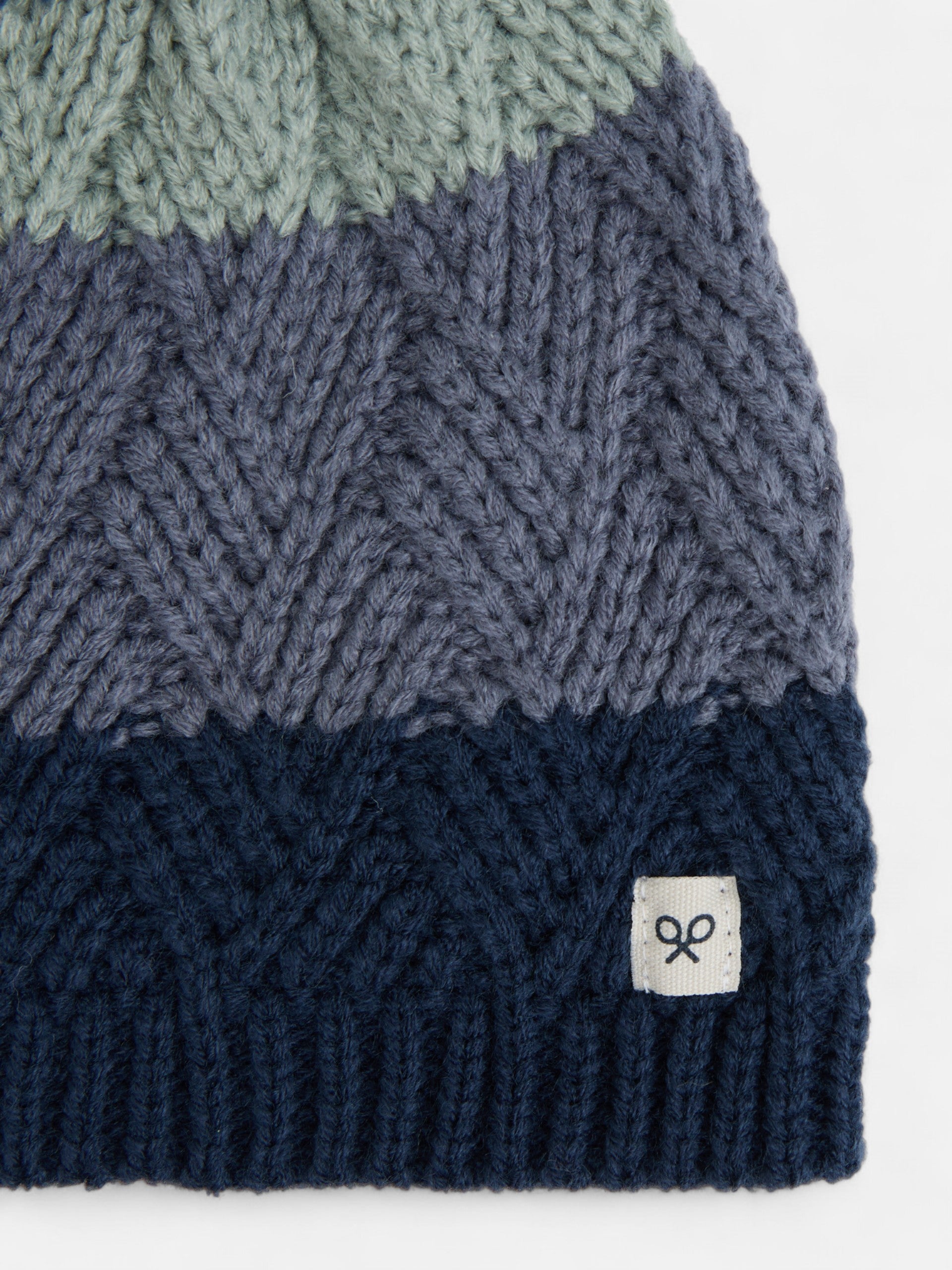 Gorro de malha para crianças com pompom em várias cores