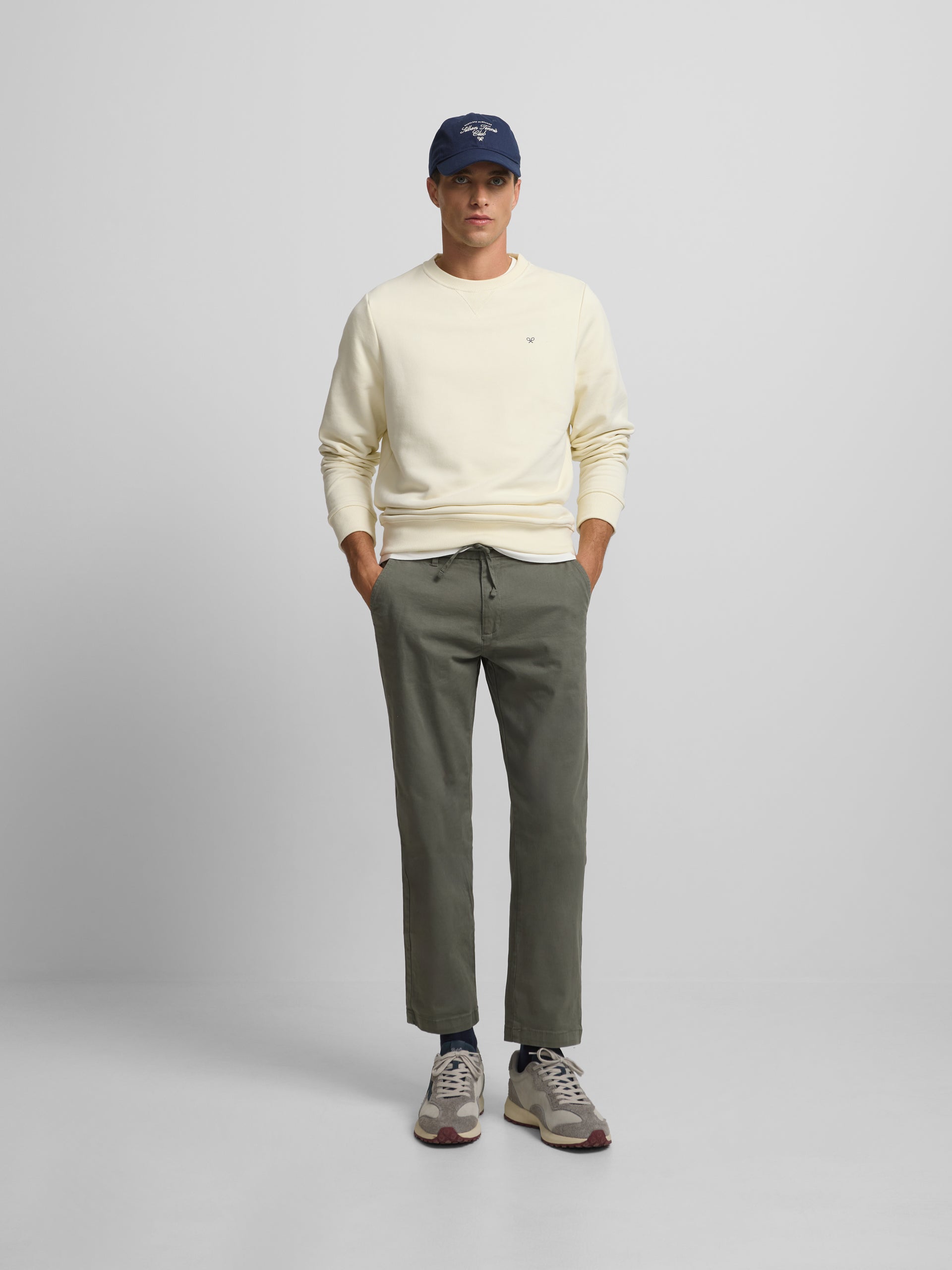 pantalon de jogging décontracté vert foncé