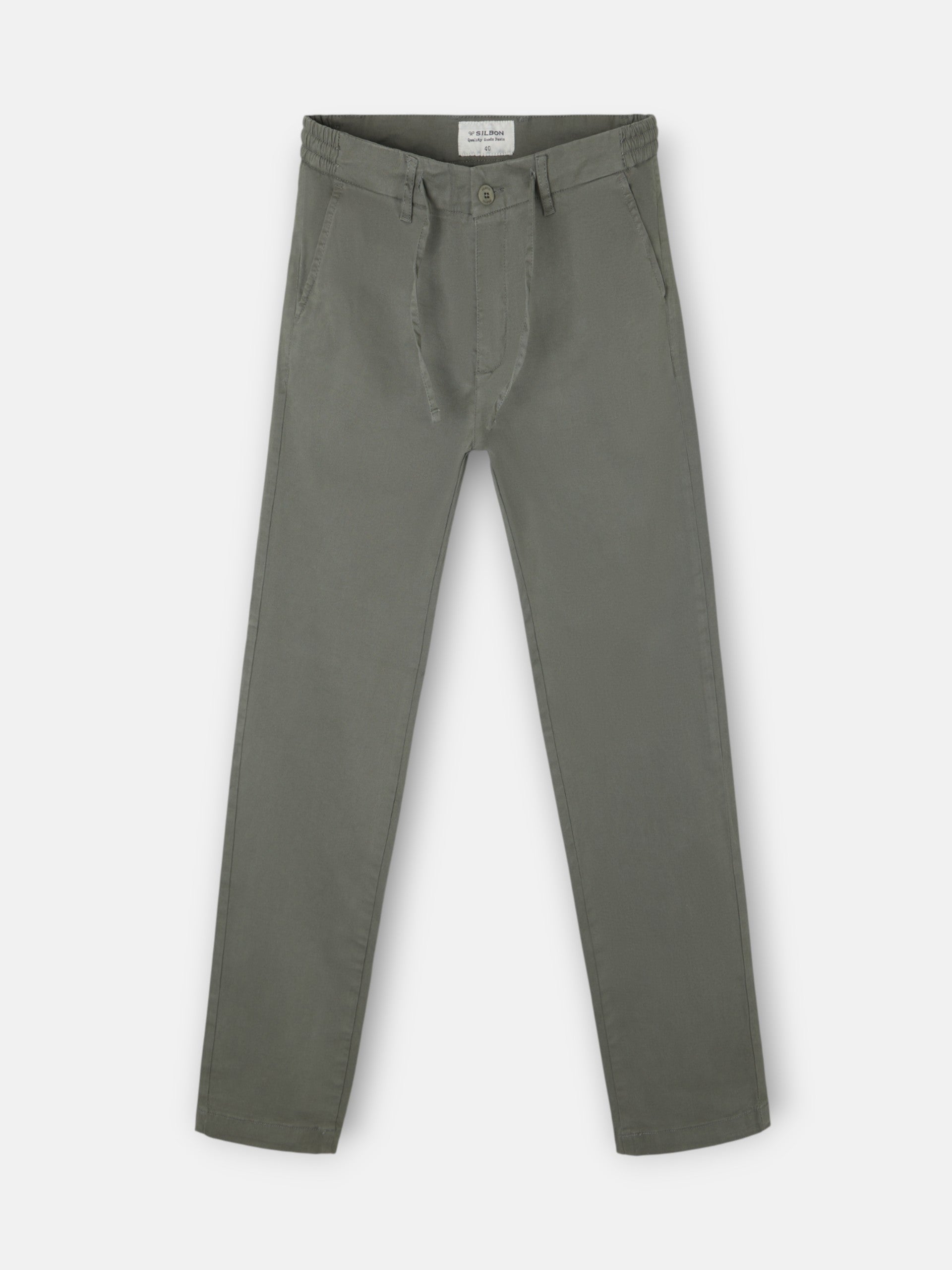 pantalon de jogging décontracté vert foncé