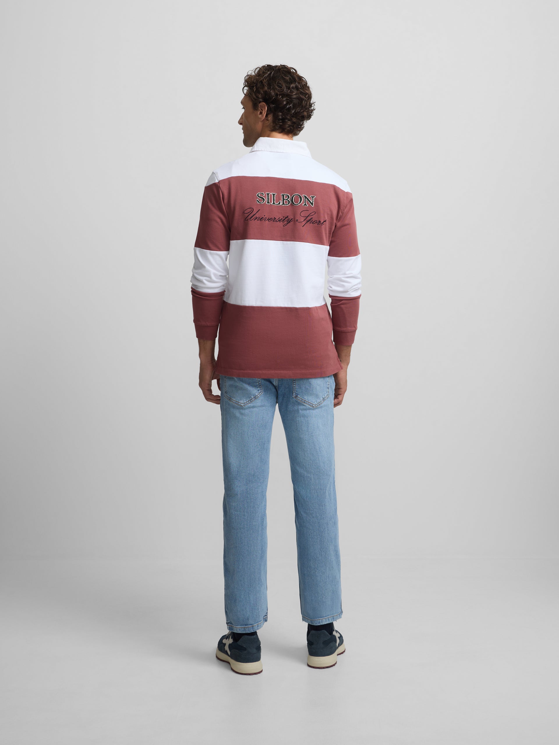 Calças desportivas de ganga azul