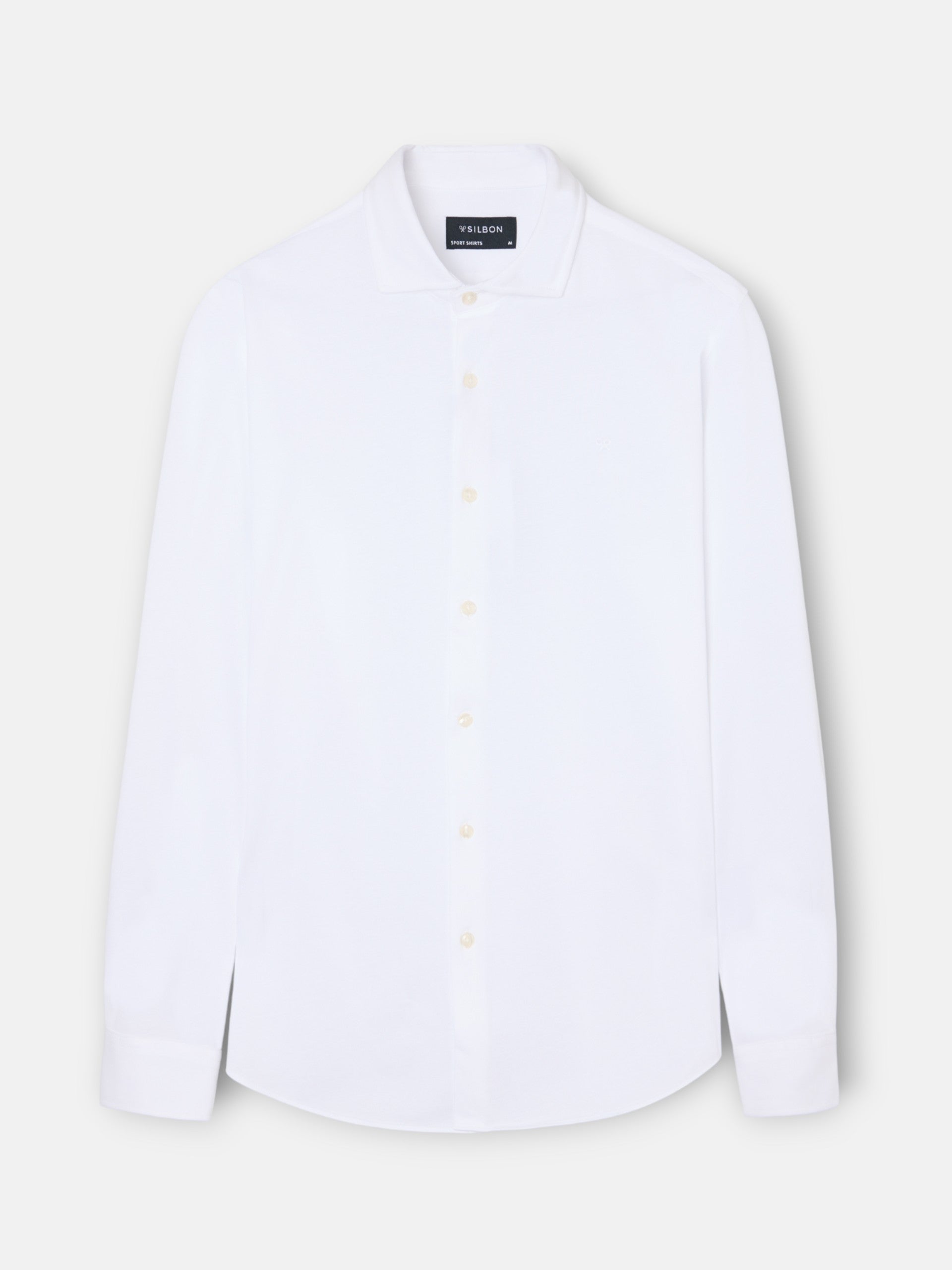 White technical sports shirt