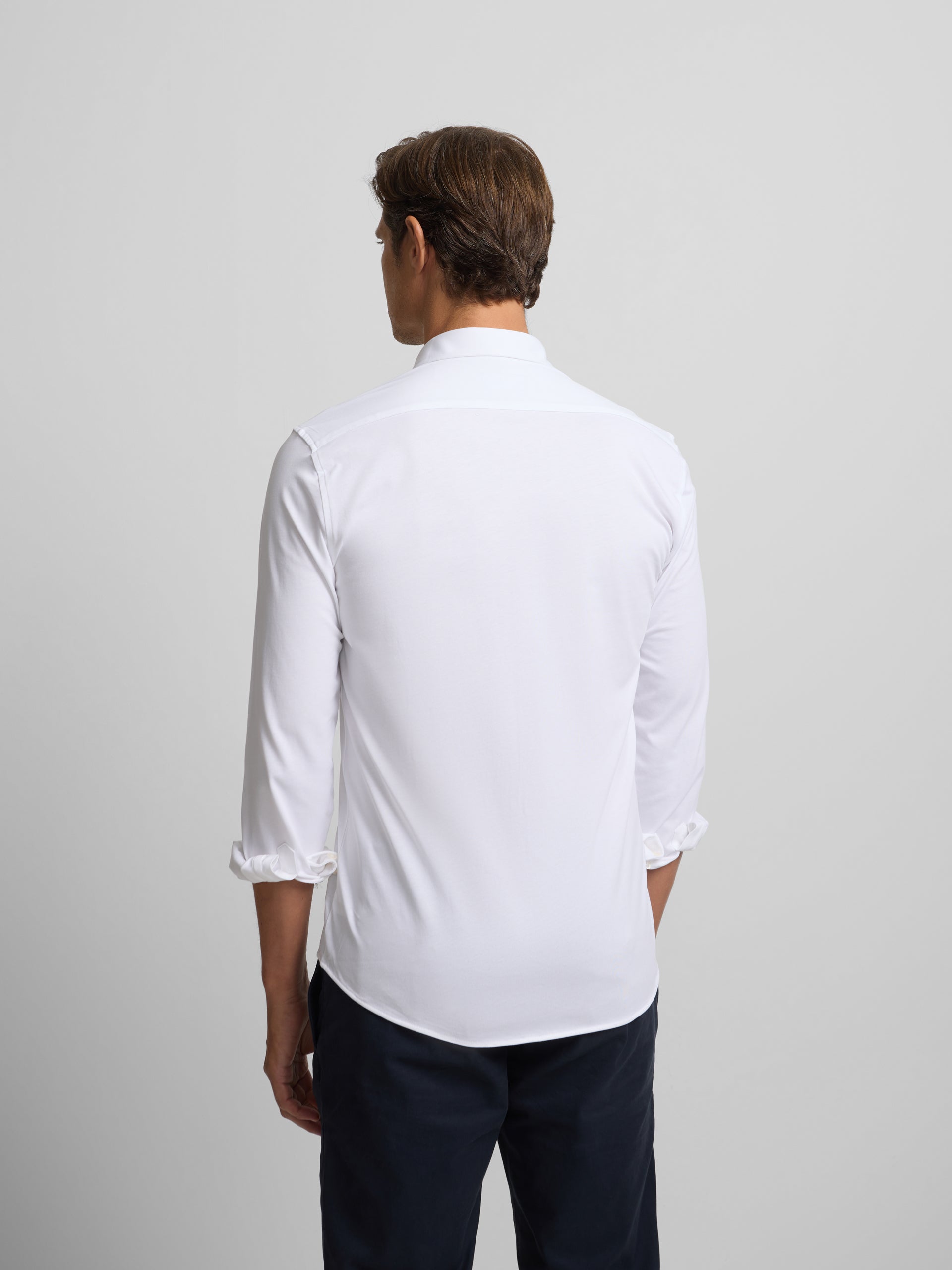 White technical sports shirt
