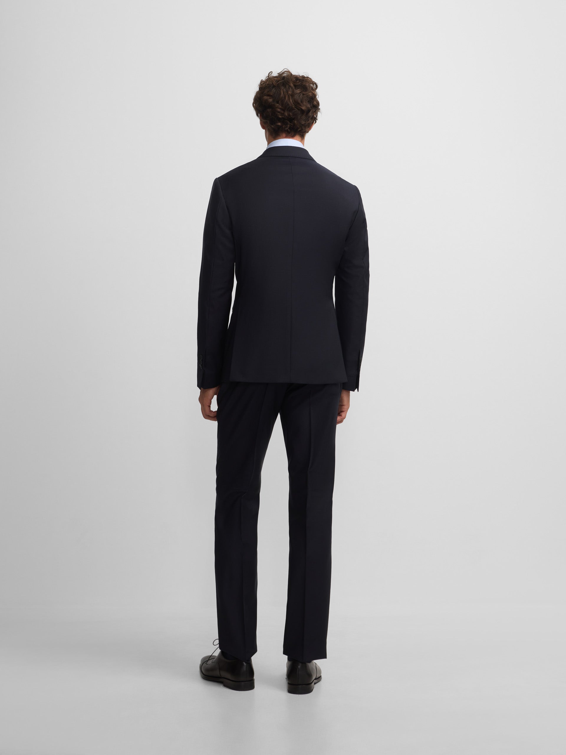 Americana traje cruzado stretch navy