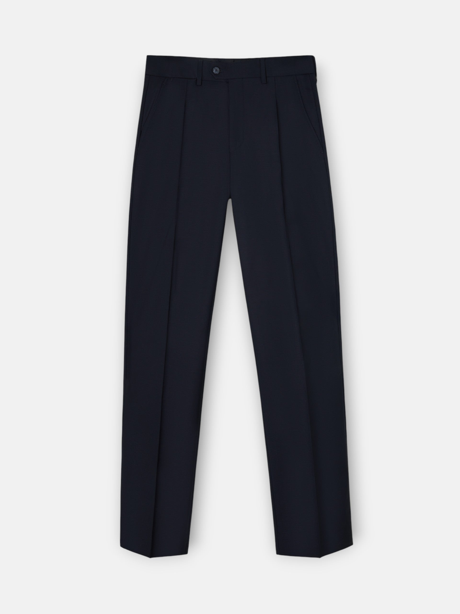 Pantalon traje cruzado stretch navy