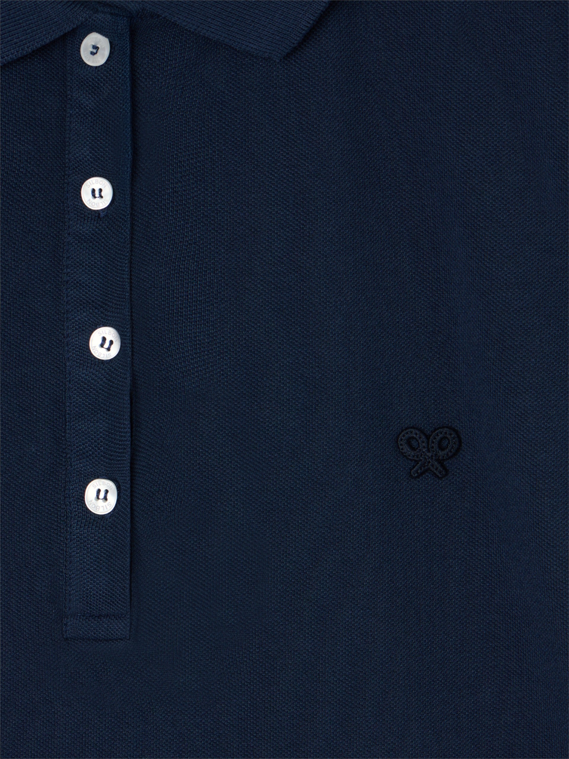 Polo woman clasico azul marino