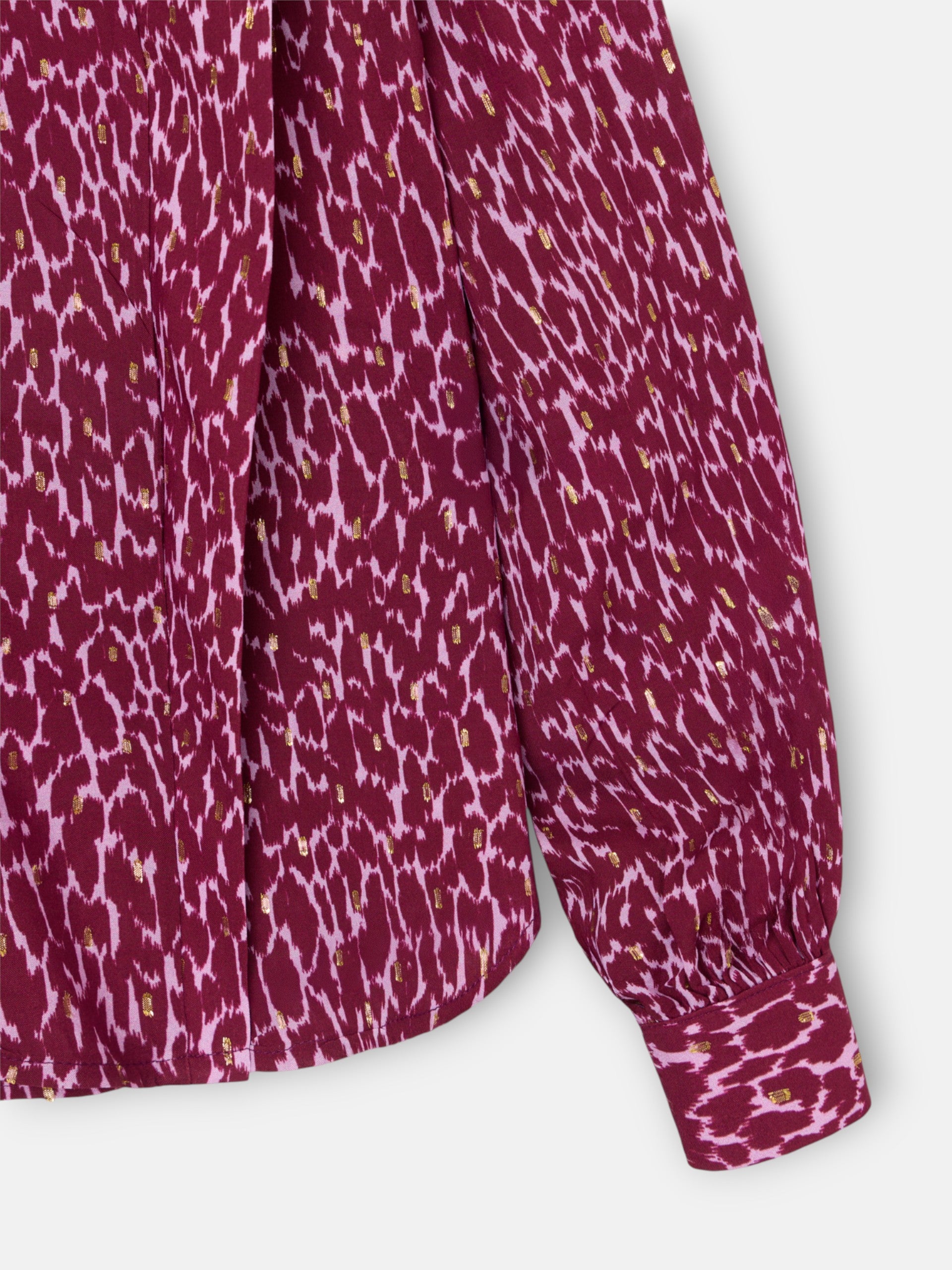 Blusa estampado lurex morados