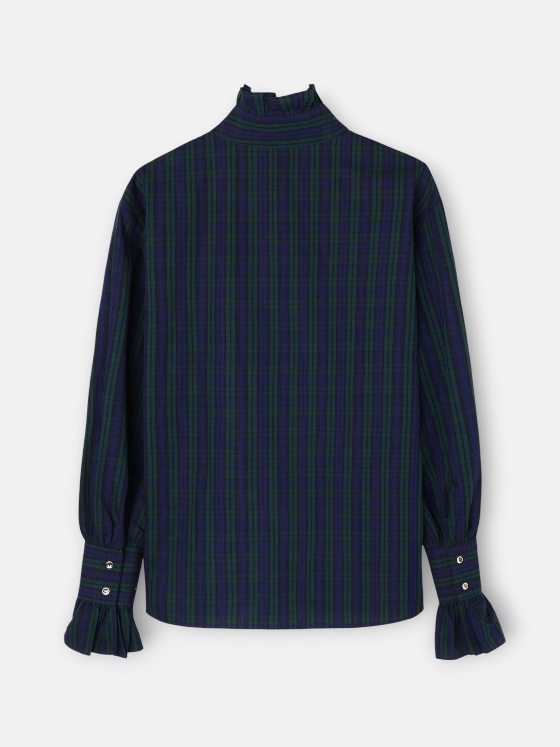 Camisa gola xadrez verde