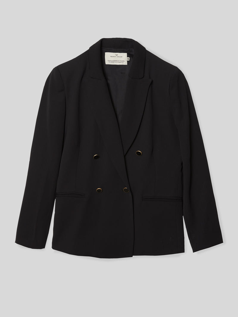 Veste blazer femme classique noire