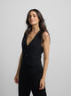 Chaleco woman clasico sastre negro