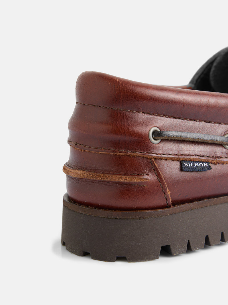 Zapato nautico silbon marron