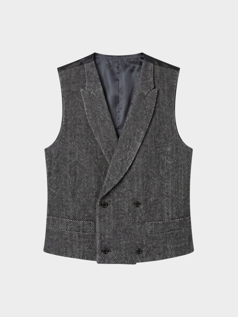 Costume MTM chevron gris