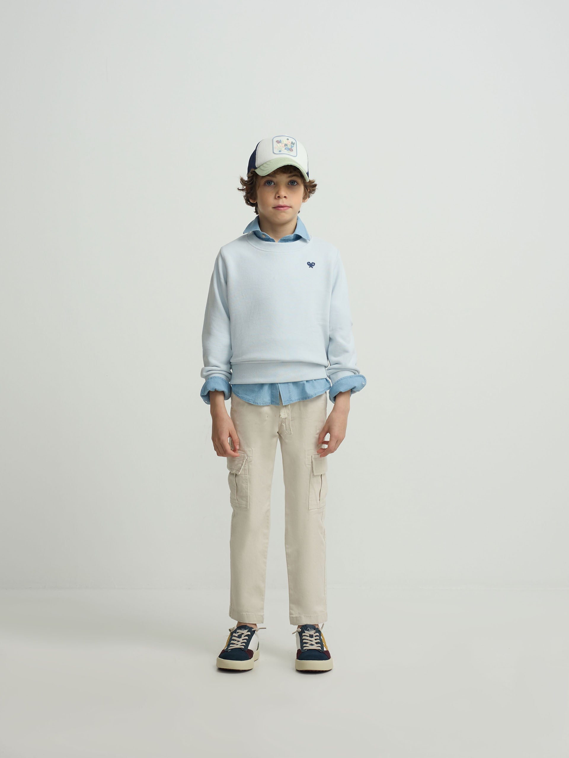 Sudadera kids Silbon club azul