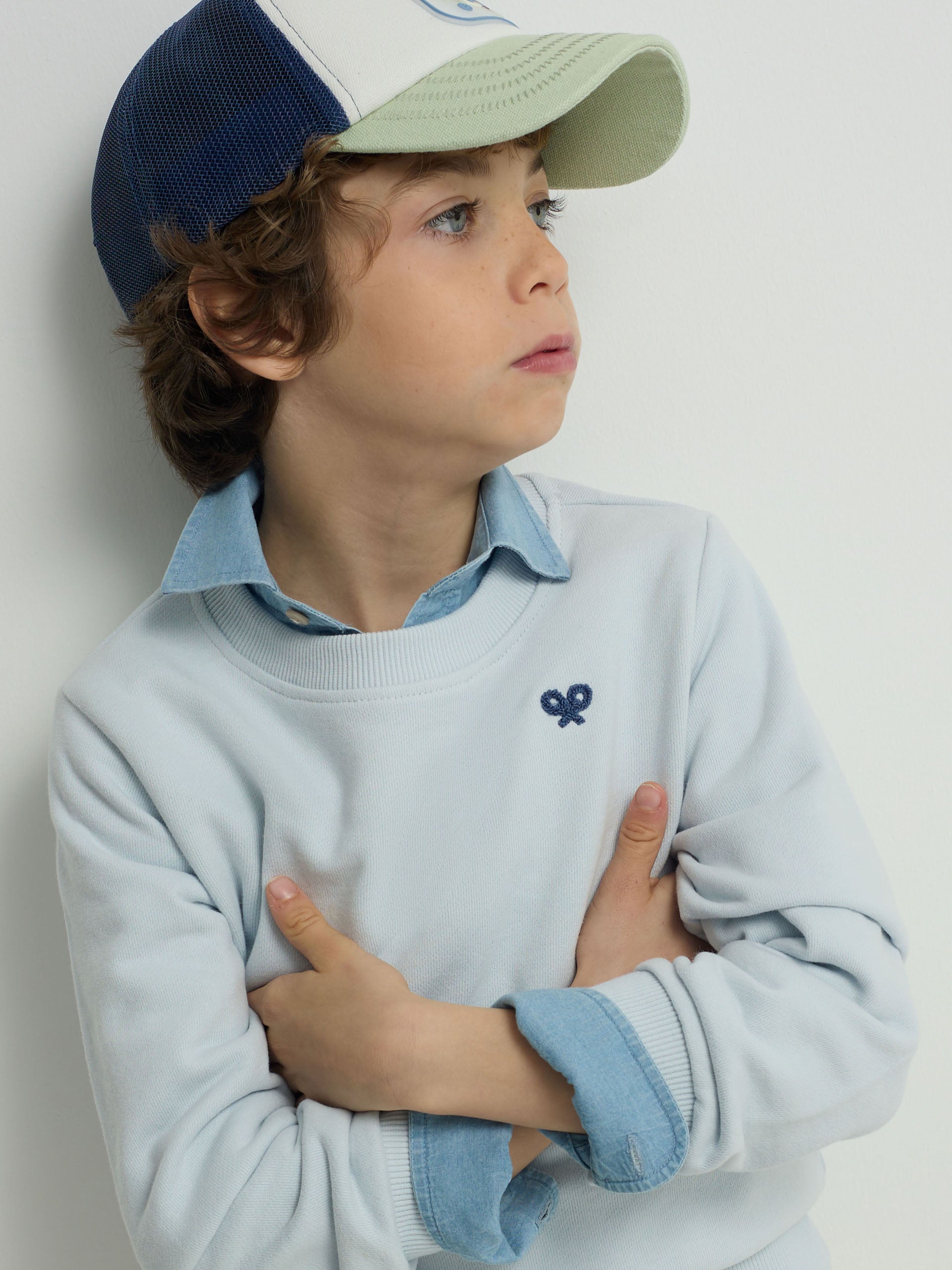 Sudadera kids Silbon club azul