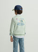 Sudadera kids roar like a dino verde
