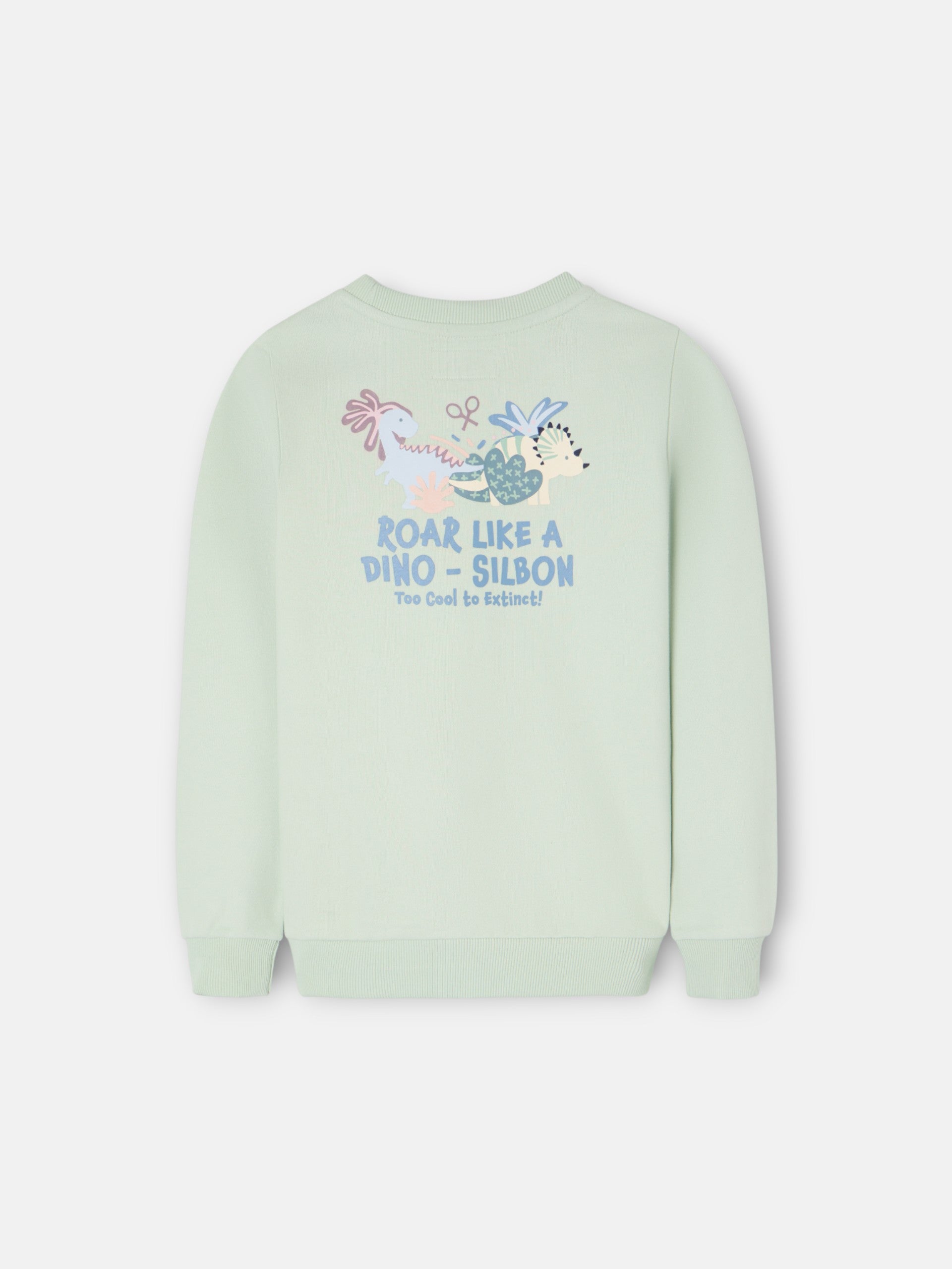 Sudadera kids roar like a dino verde