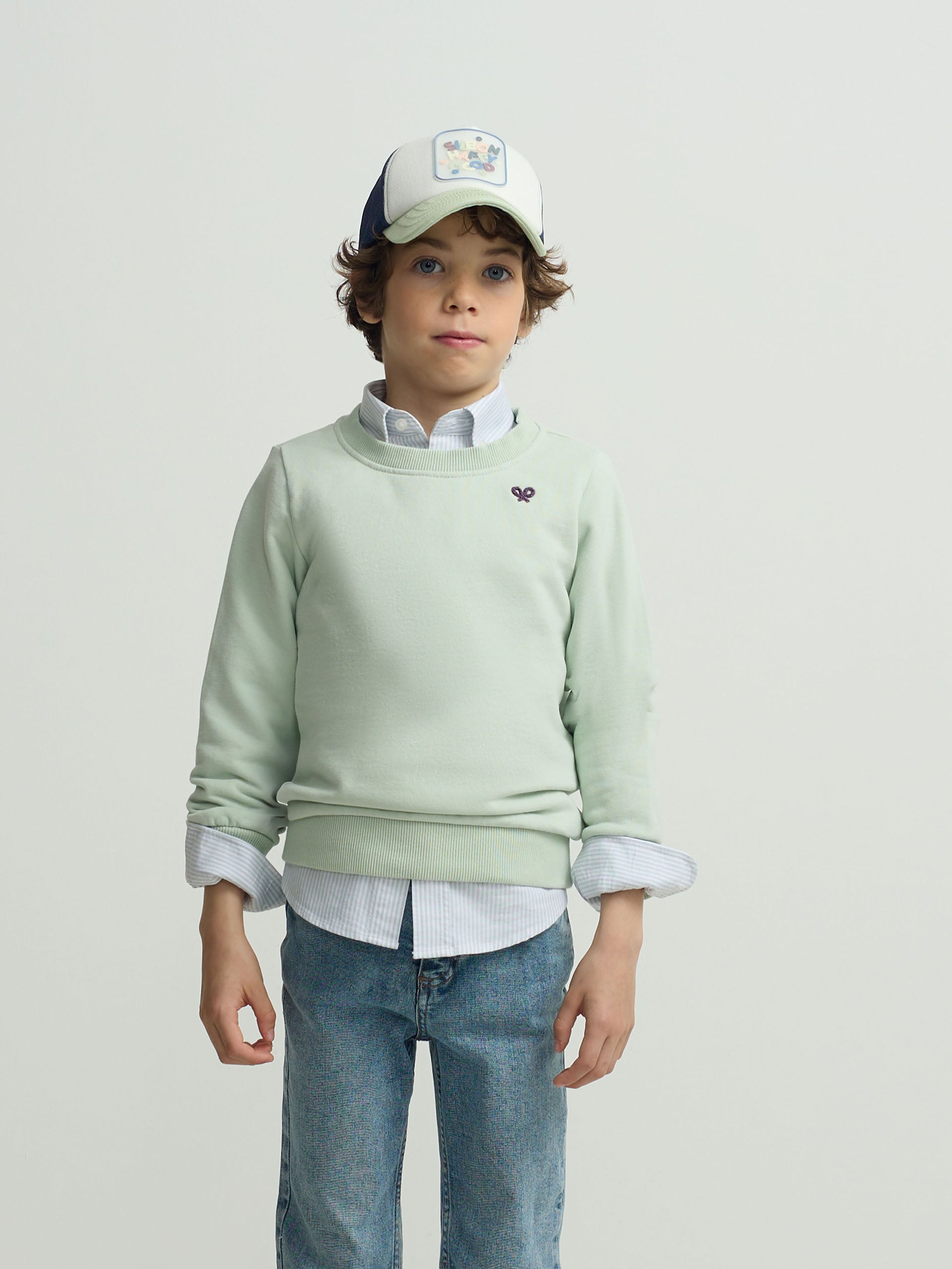 Sudadera kids roar like a dino verde