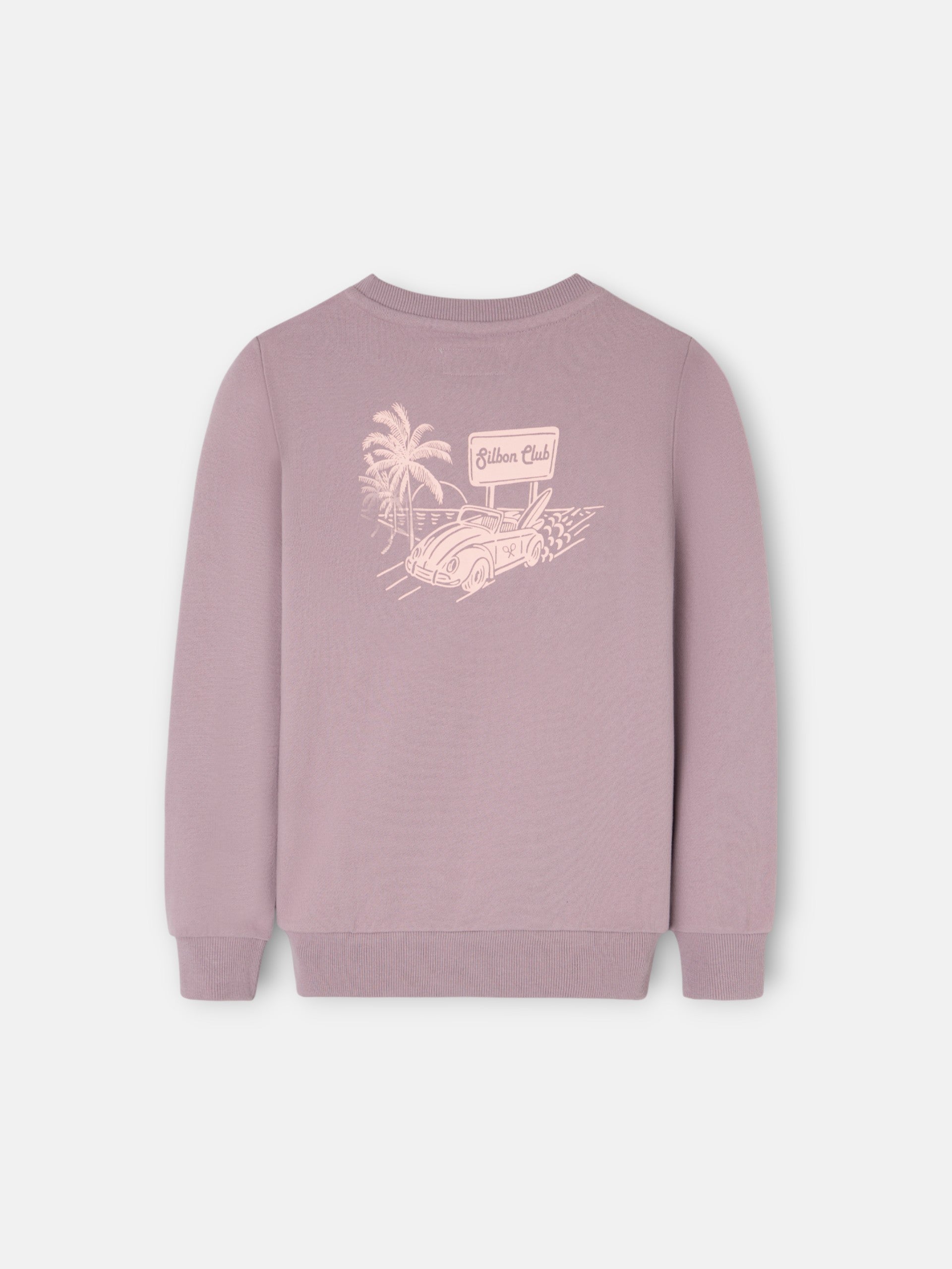 Sudadera kids Silbon club burdeos