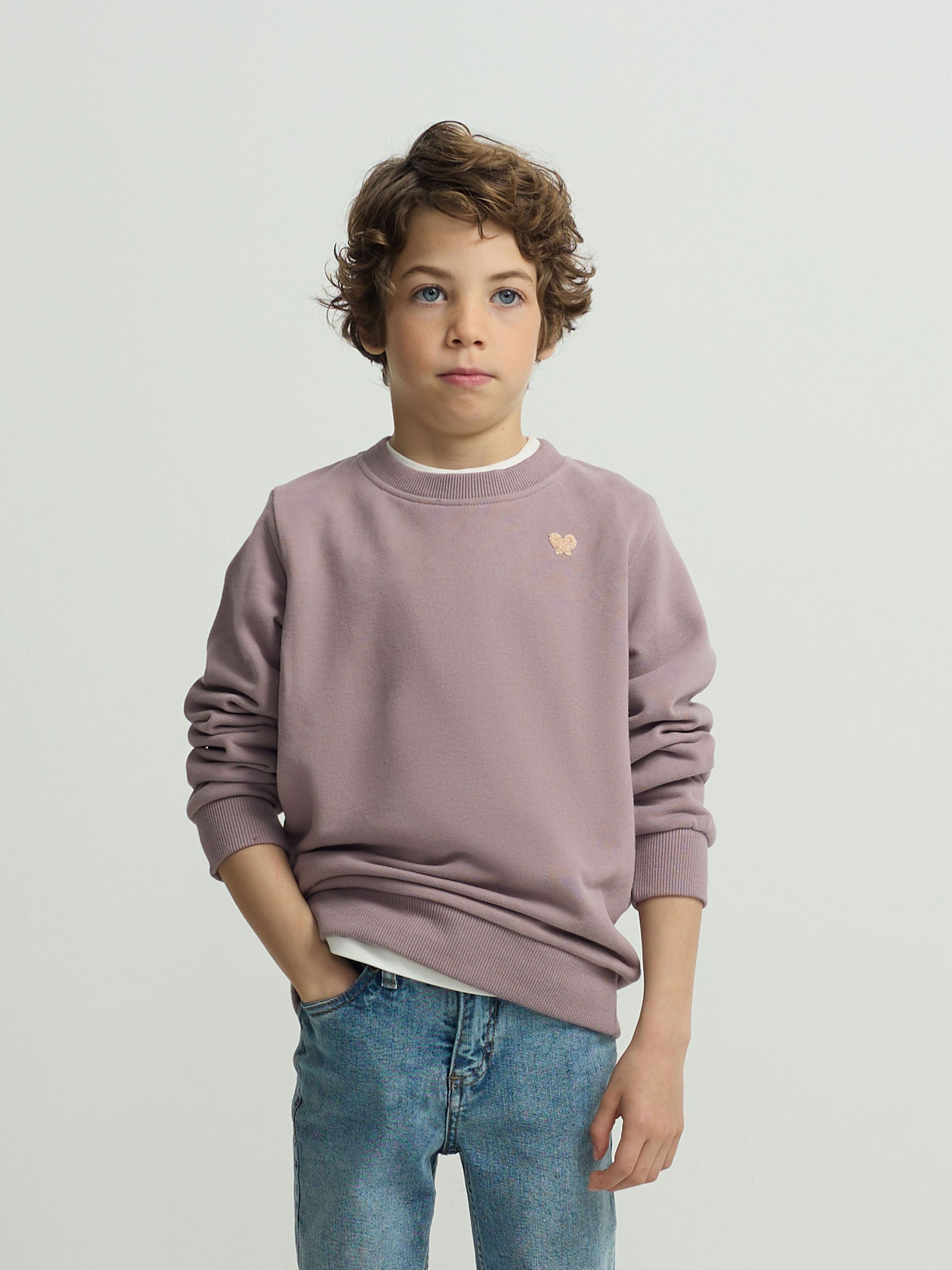 Sudadera kids Silbon club burdeos