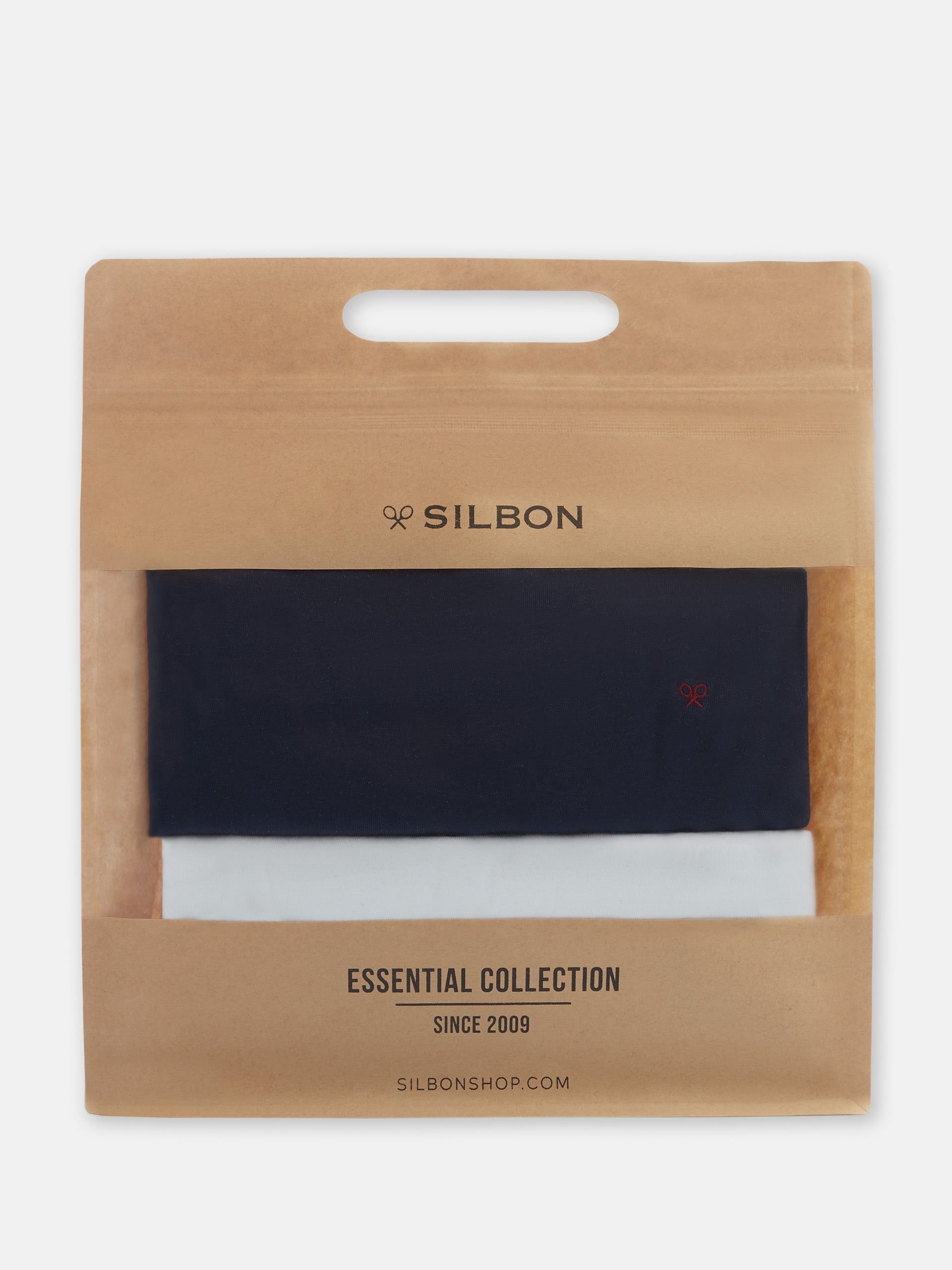 Pack 2x camiseta miniraqueta blanca marina