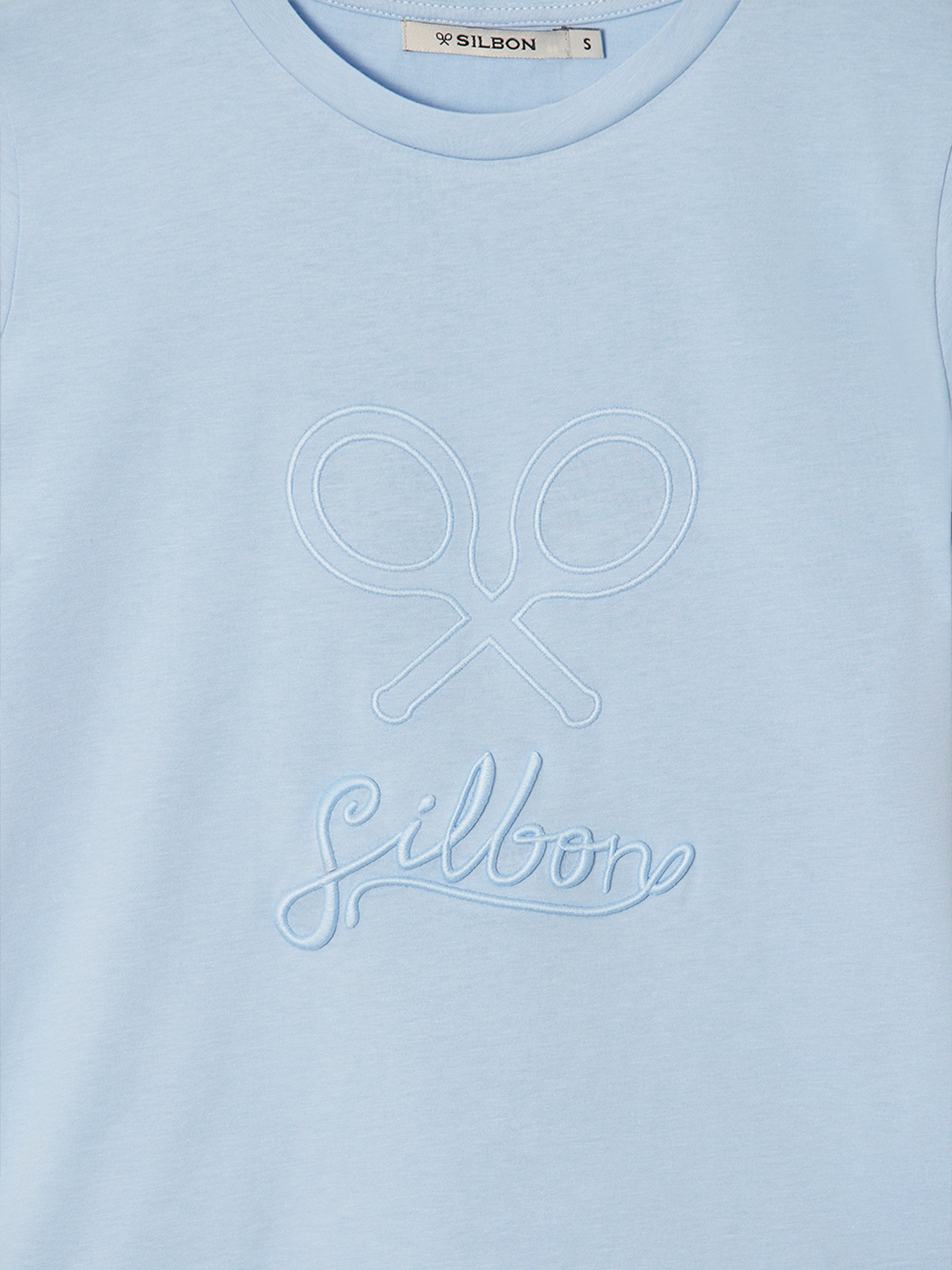 Camiseta woman clasica celeste