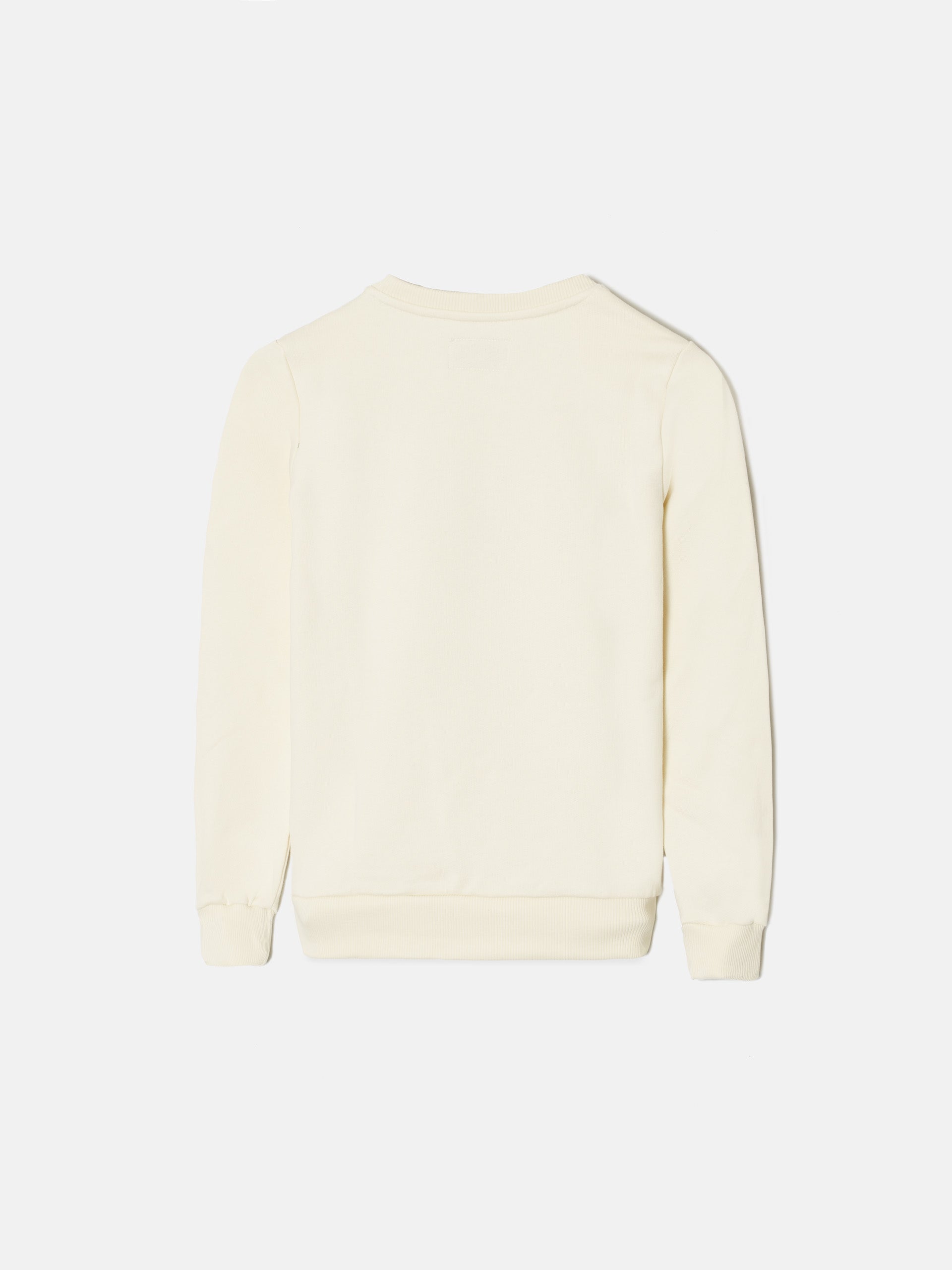 Sudadera kids raqueta media crema