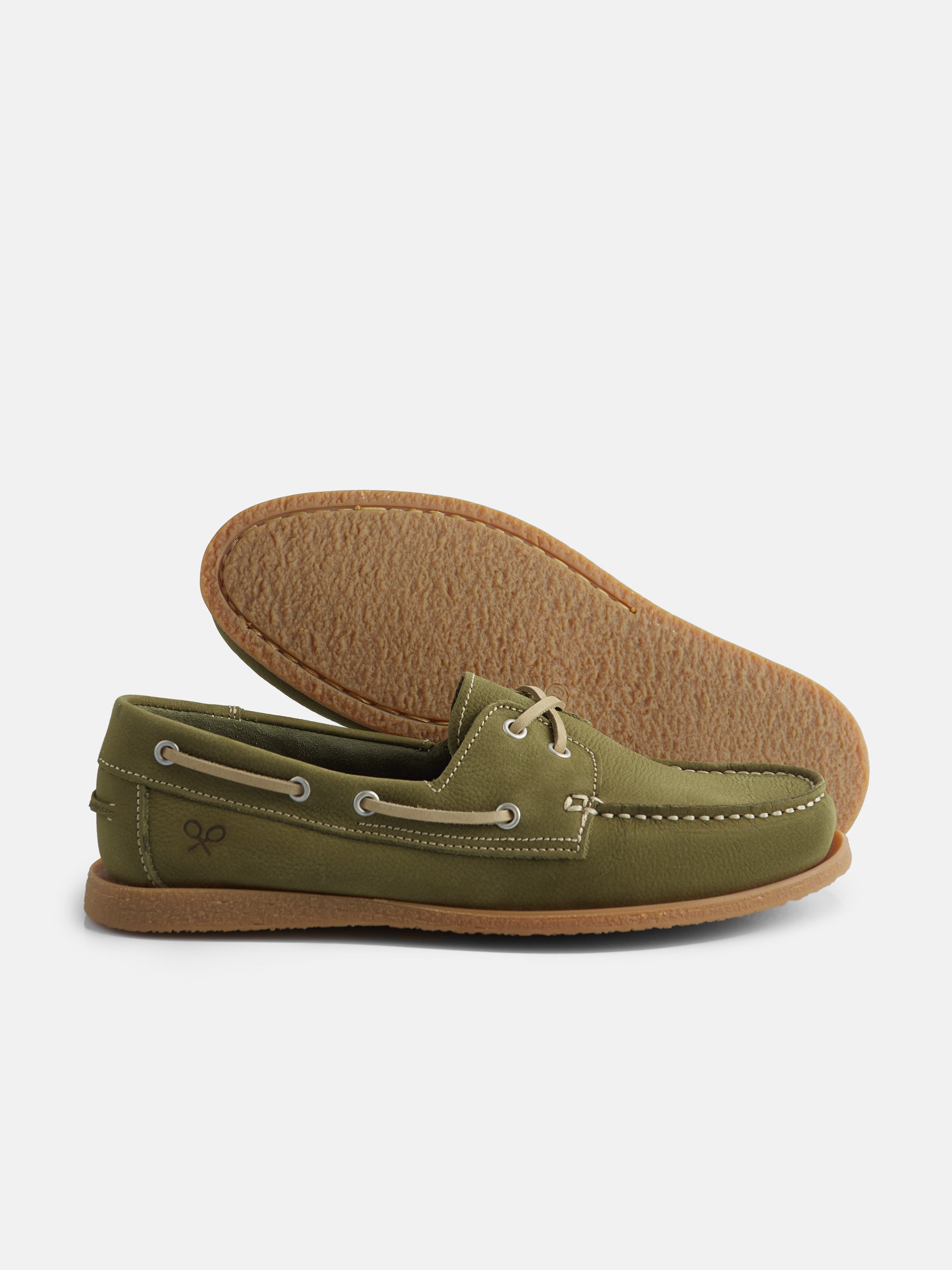 Zapato nautico verde
