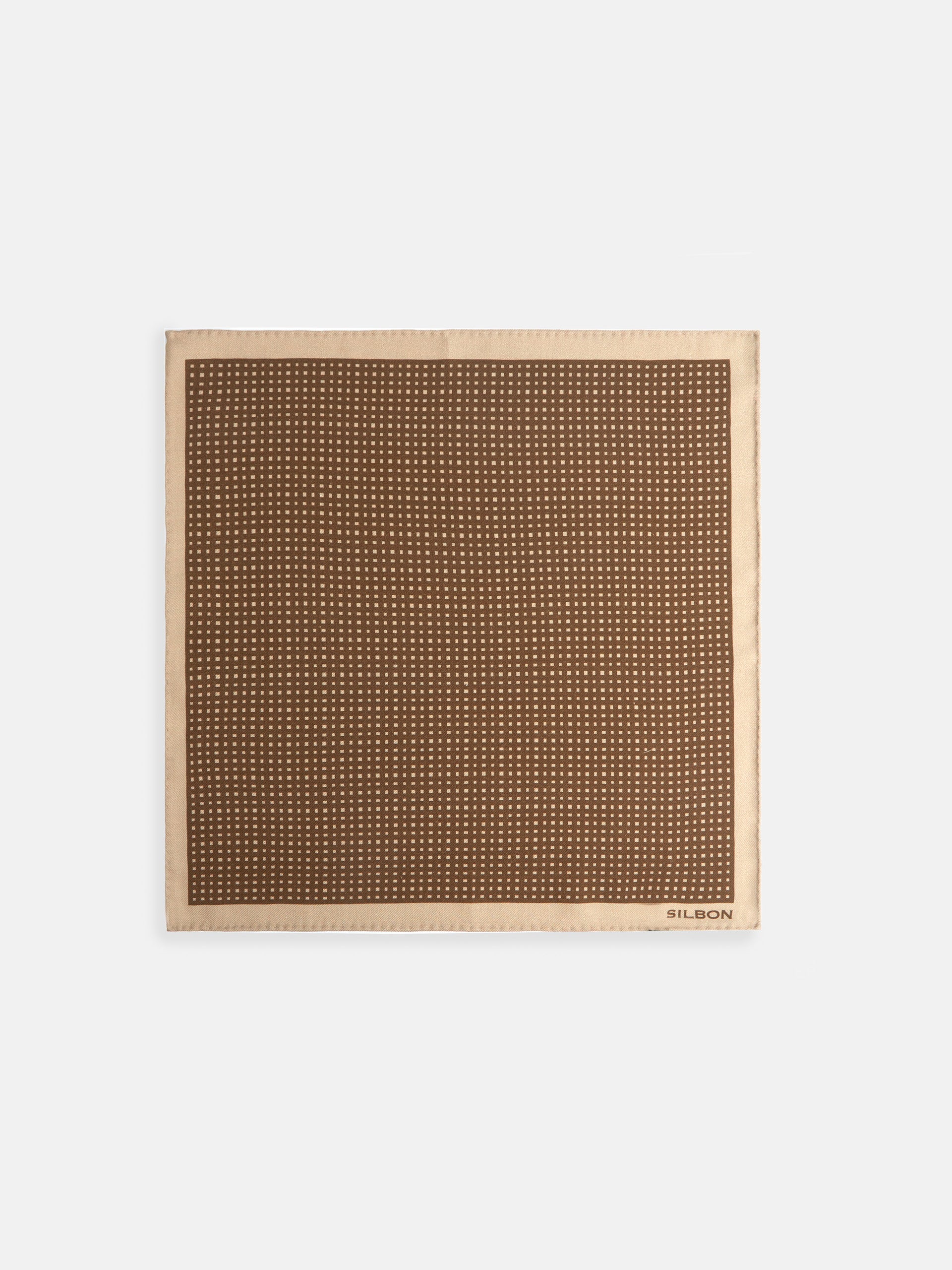 Pañuelo topos perfil verde