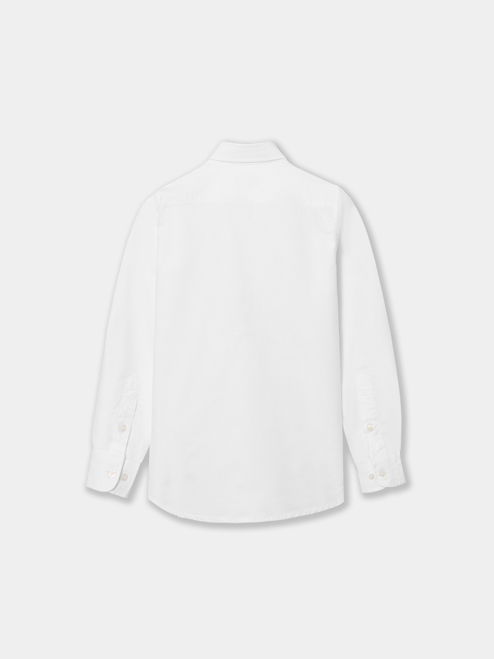 Polera sport kids clasica oxford blanca