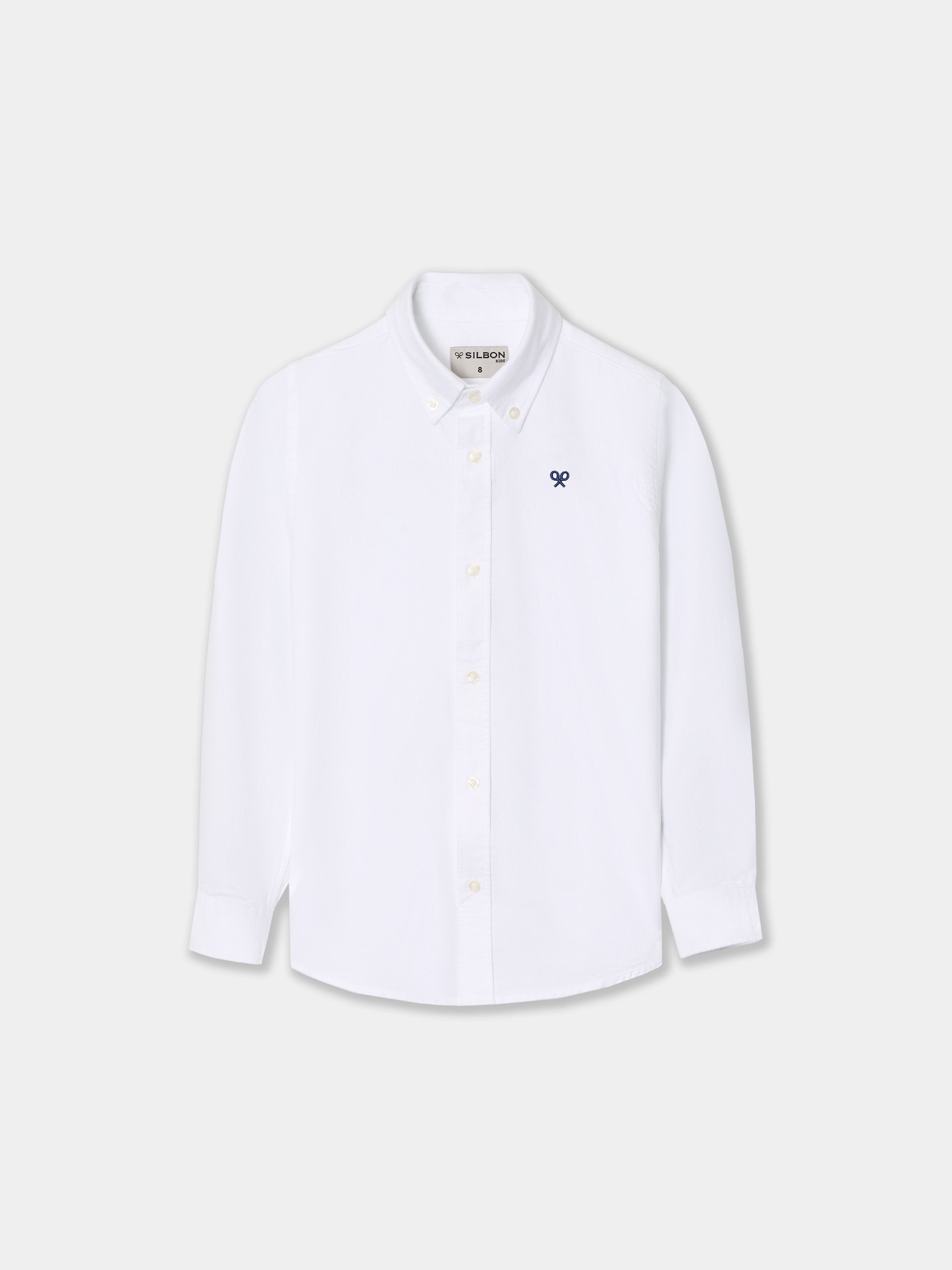 Camisa sport kids clasica oxford blanca